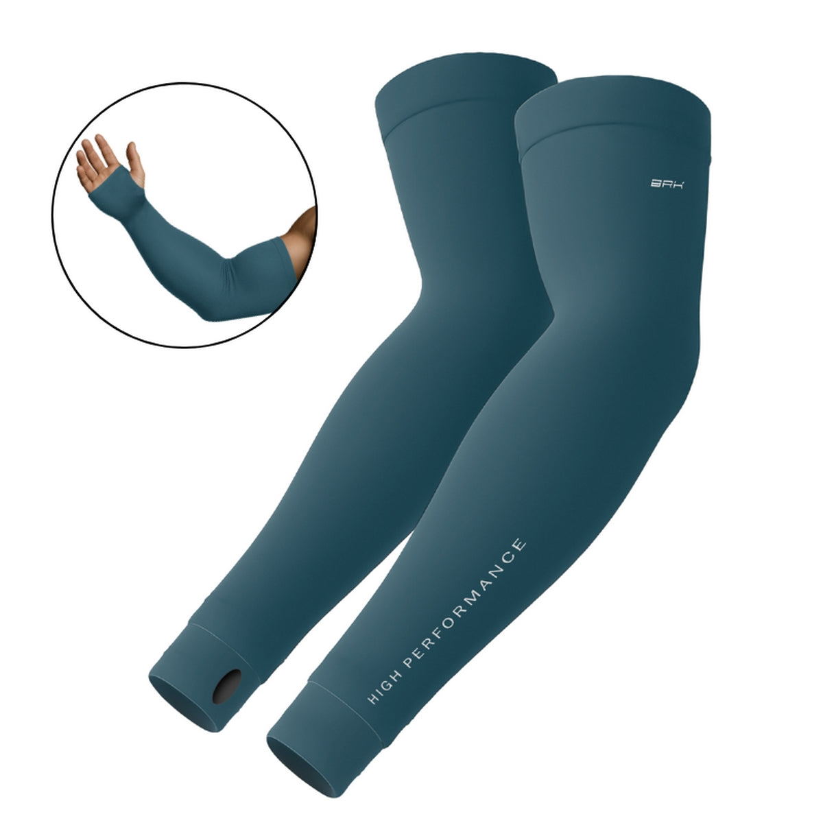 Manguito com Proteção UV50+ Liso Verde Água