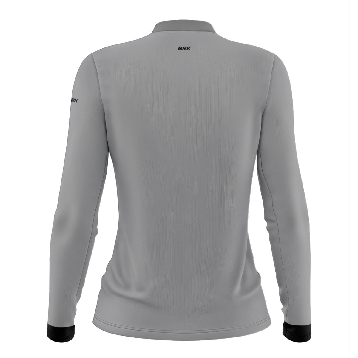 Camisa de Motociclismo Feminina Brk Básica Cinza Claro com Proteção Solar UV50+