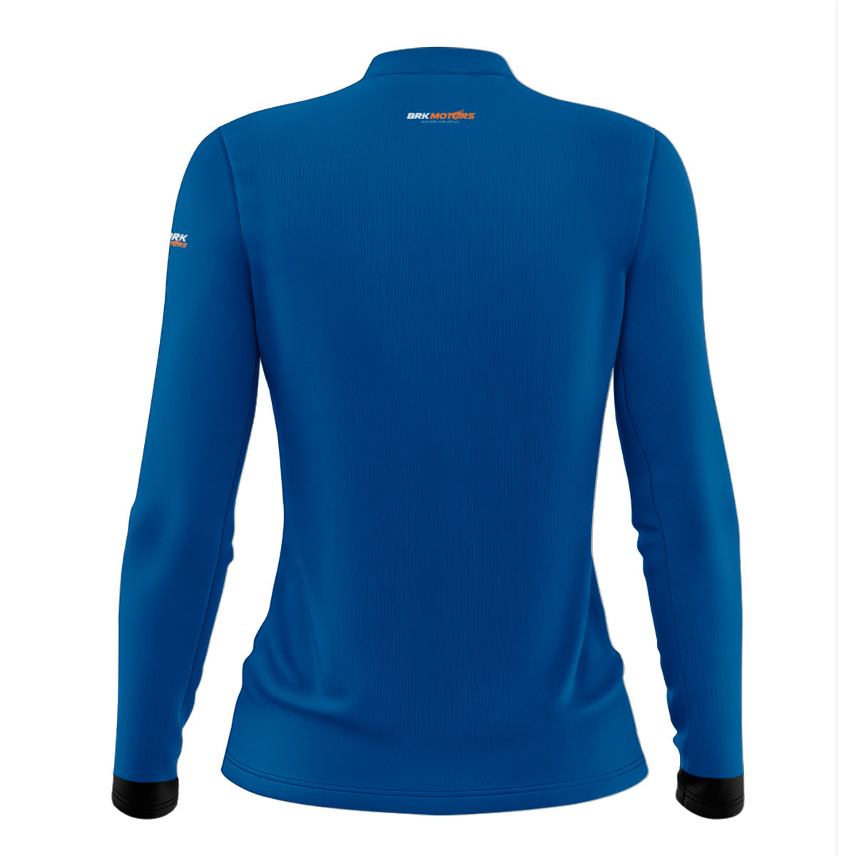 Camisa de Motociclismo Feminina Brk Azul Básica com Proteção Solar UV50+