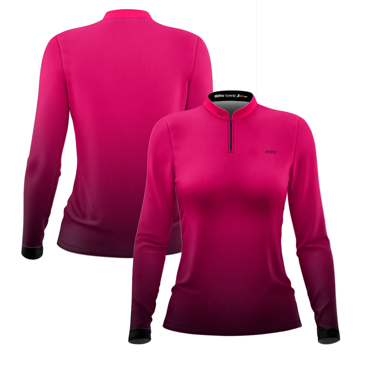 Camisa Casual Feminina Brk Unissex Basic Rosa com UV50+