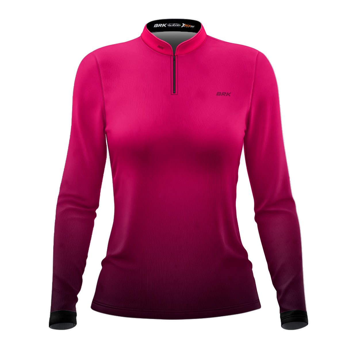 Camisa Casual Feminina Brk Unissex Basic Rosa com UV50+