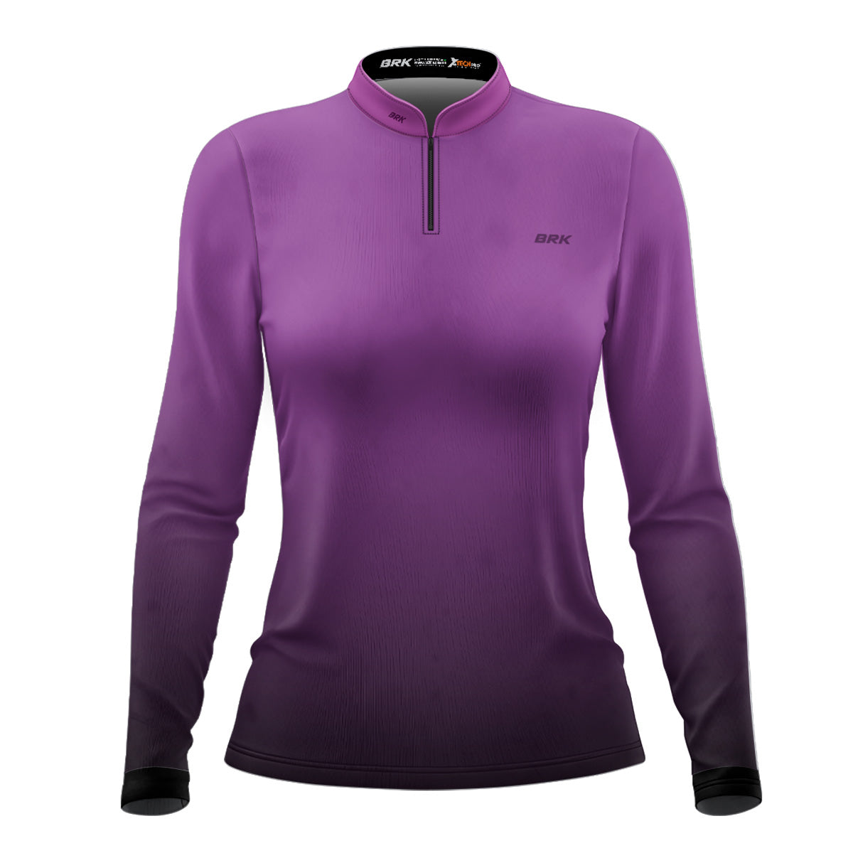 Camisa Feminina Casual Brk Unissex Basic Roxa com Proteção Solar UV50+