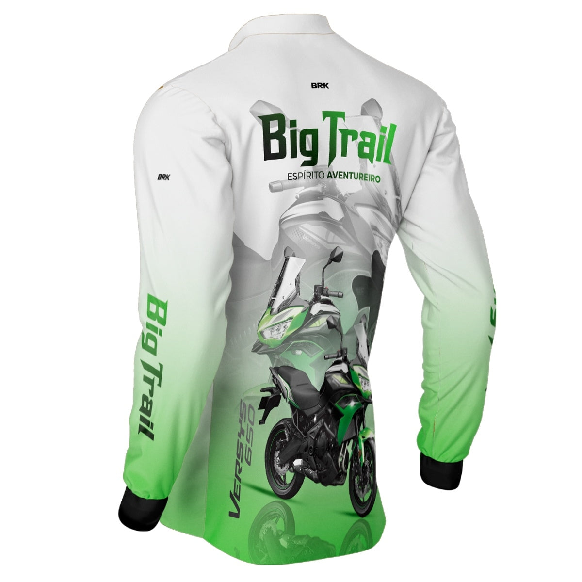 Camisa de Motociclismo Brk Big Trail Expedição Argentina com Proteção Solar UV50+