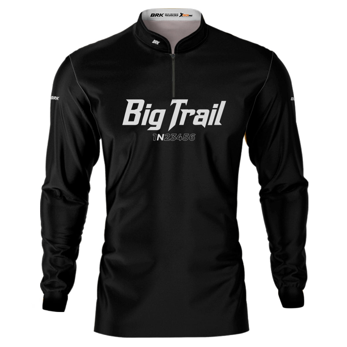 Camisa de Motociclismo Brk Big Trail Preta com Proteção Solar UV50+