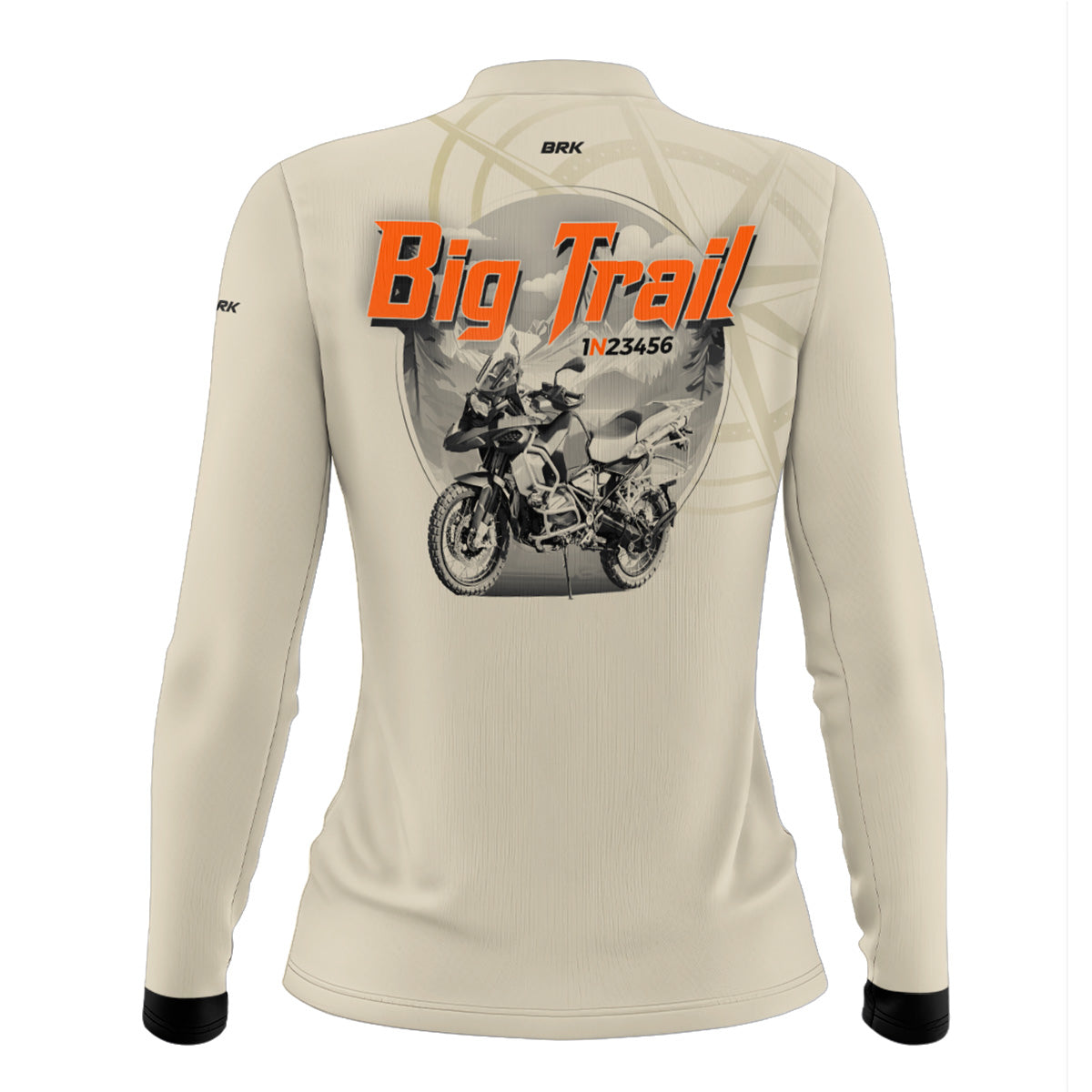 Camisa de Motociclismo Feminina Brk Big Trail Simples com Proteção Solar UV50+
