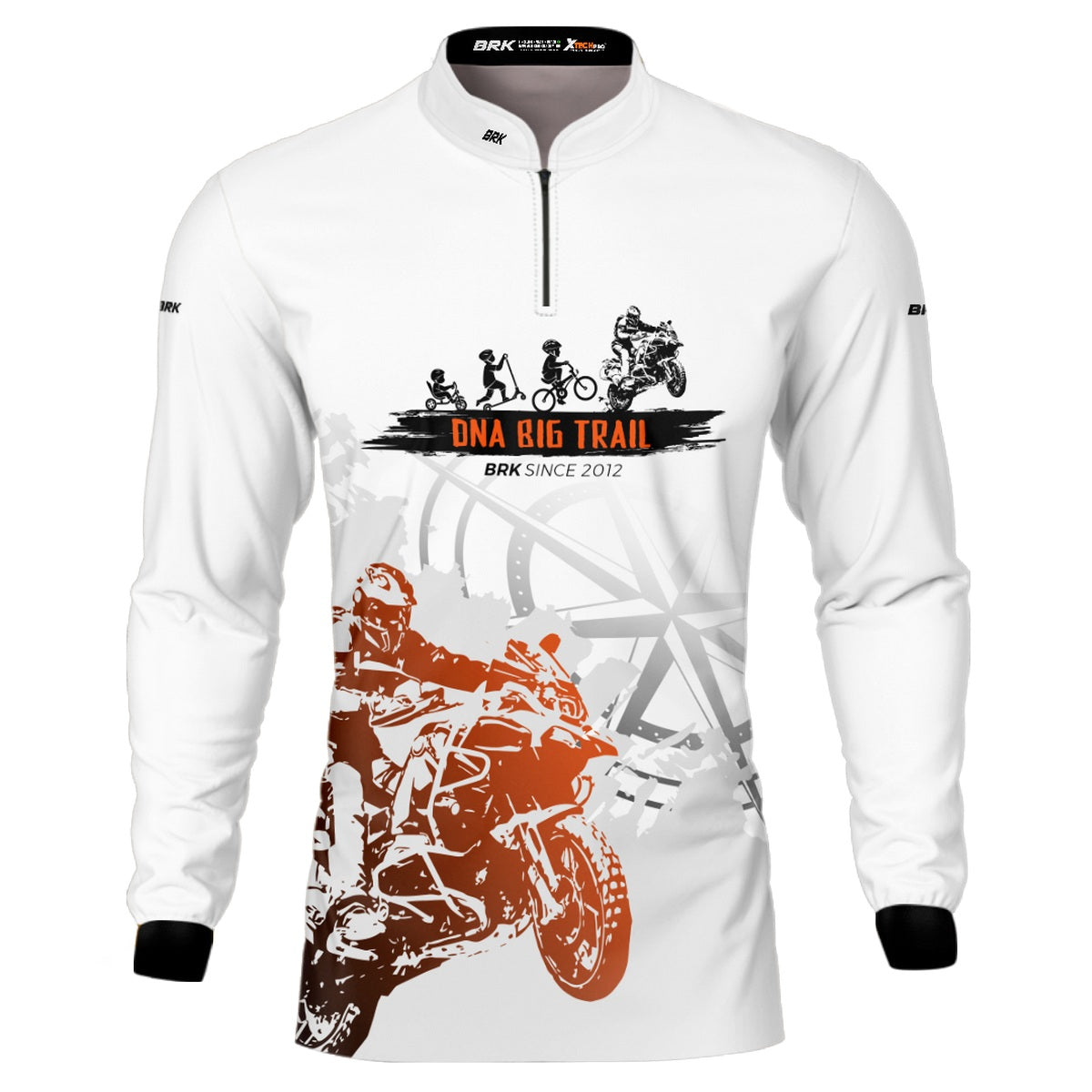 Camisa de Motociclismo Brk Evolução Big Trail com Proteção Solar UV50+