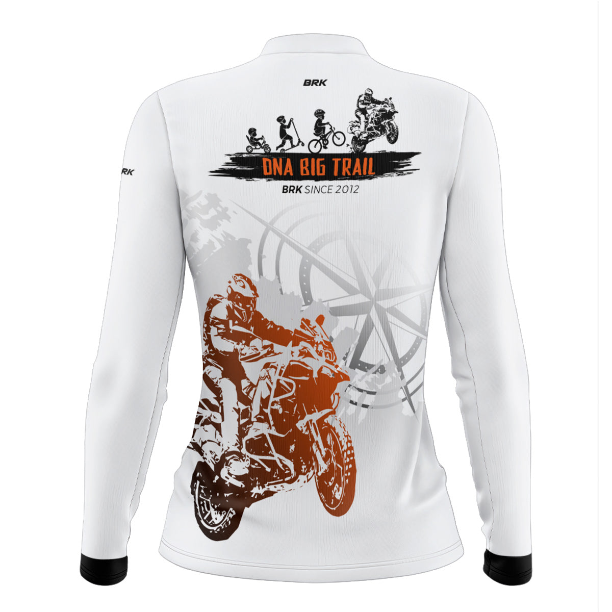 Camisa de Motociclismo Feminina Brk Evolução Big Trail com Proteção Solar UV50+