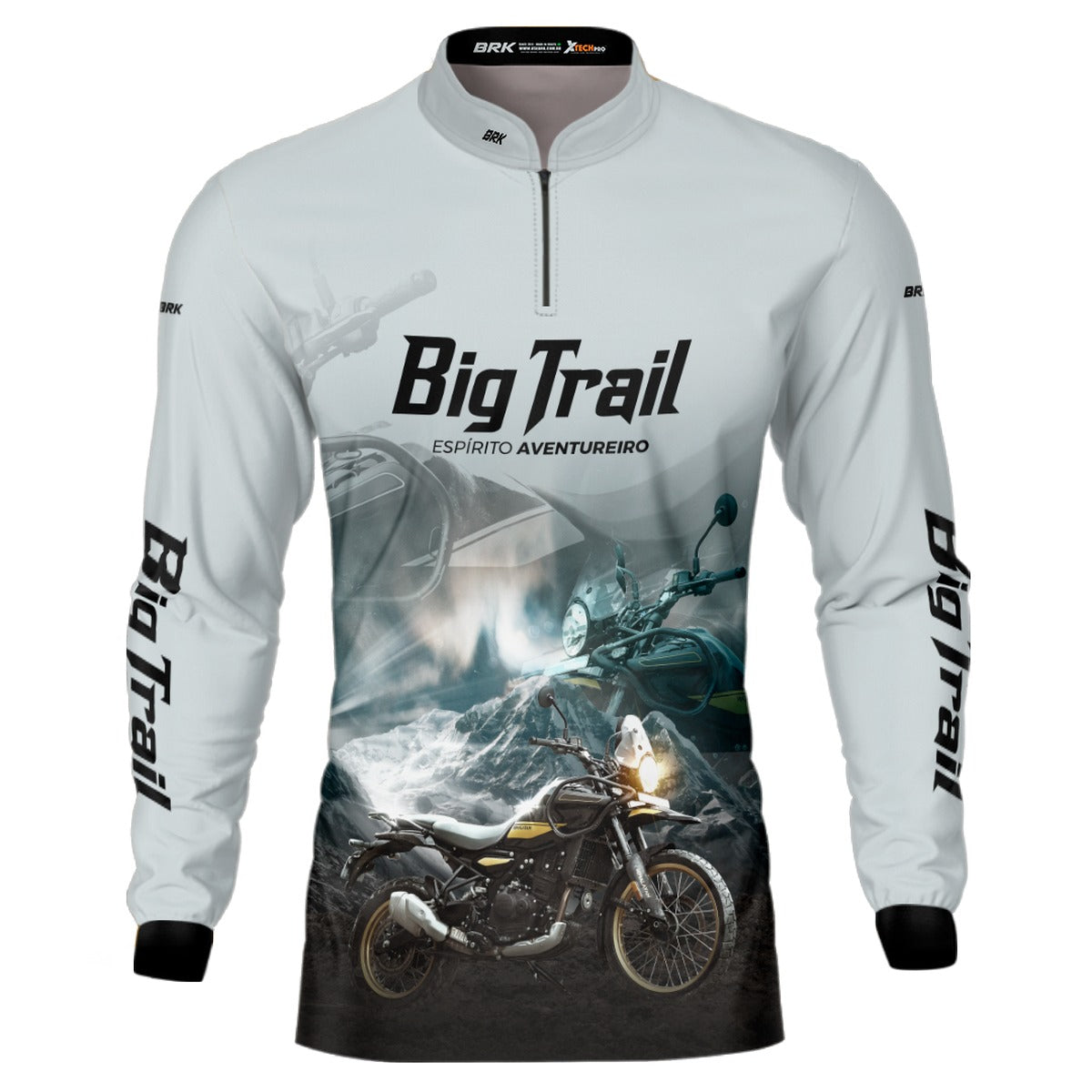 Camisa de Motociclismo Brk Big Trail Iron 883 com Proteção Solar UV50+