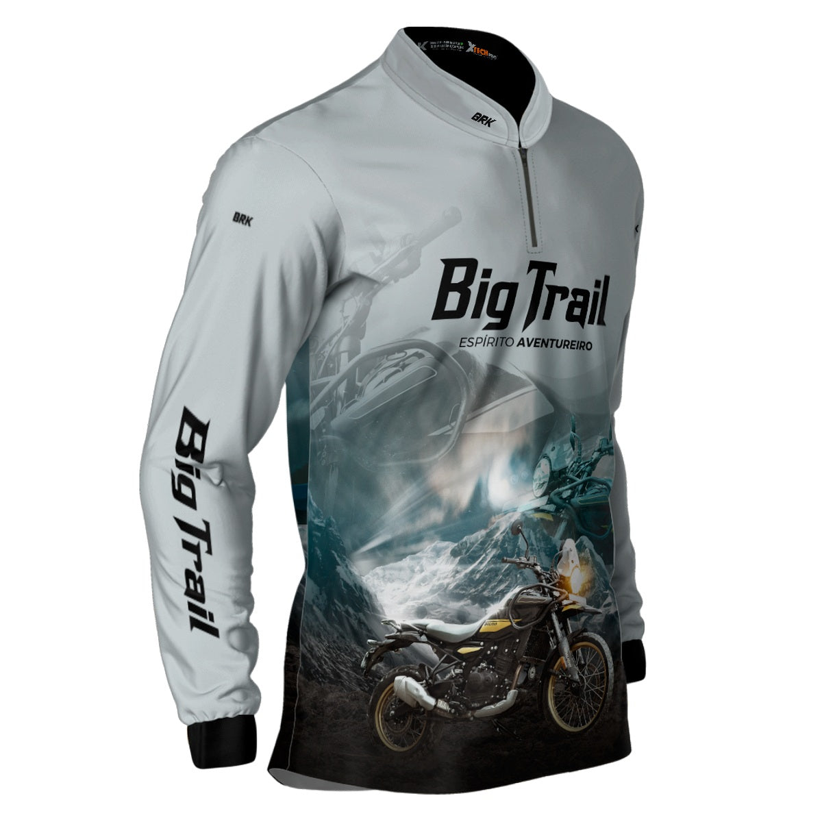 Camisa de Motociclismo Brk Big Trail Iron 883 com Proteção Solar UV50+