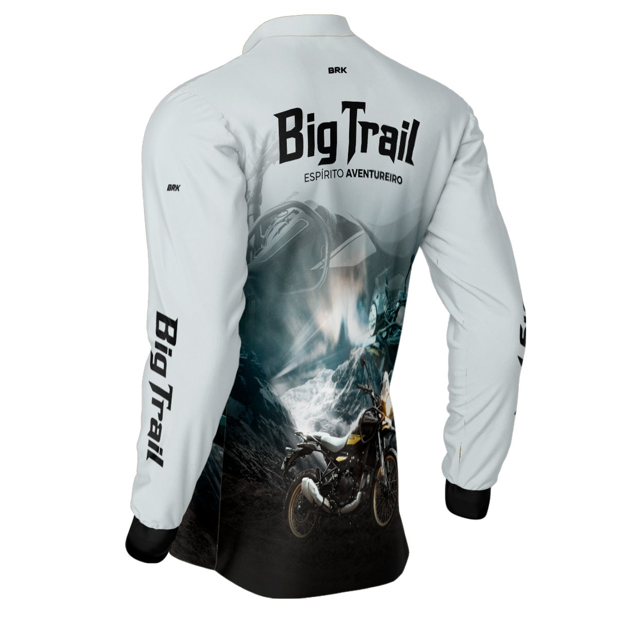 Camisa de Motociclismo Brk Big Trail Iron 883 com Proteção Solar UV50+