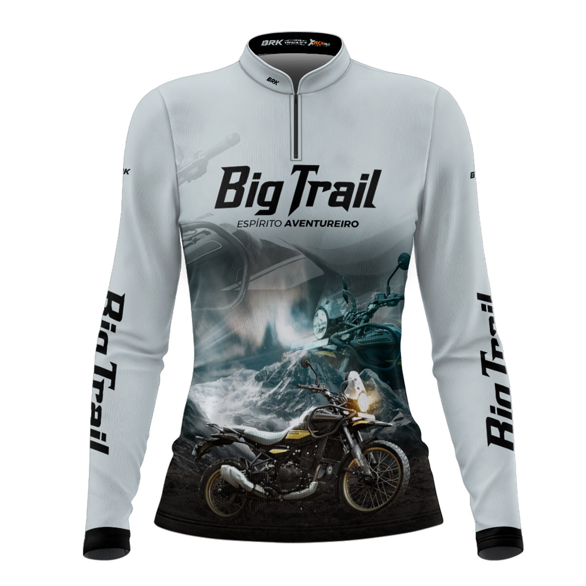 Camisa de Motociclismo Feminina Brk Big Trail Iron 883 com Proteção Solar UV50+