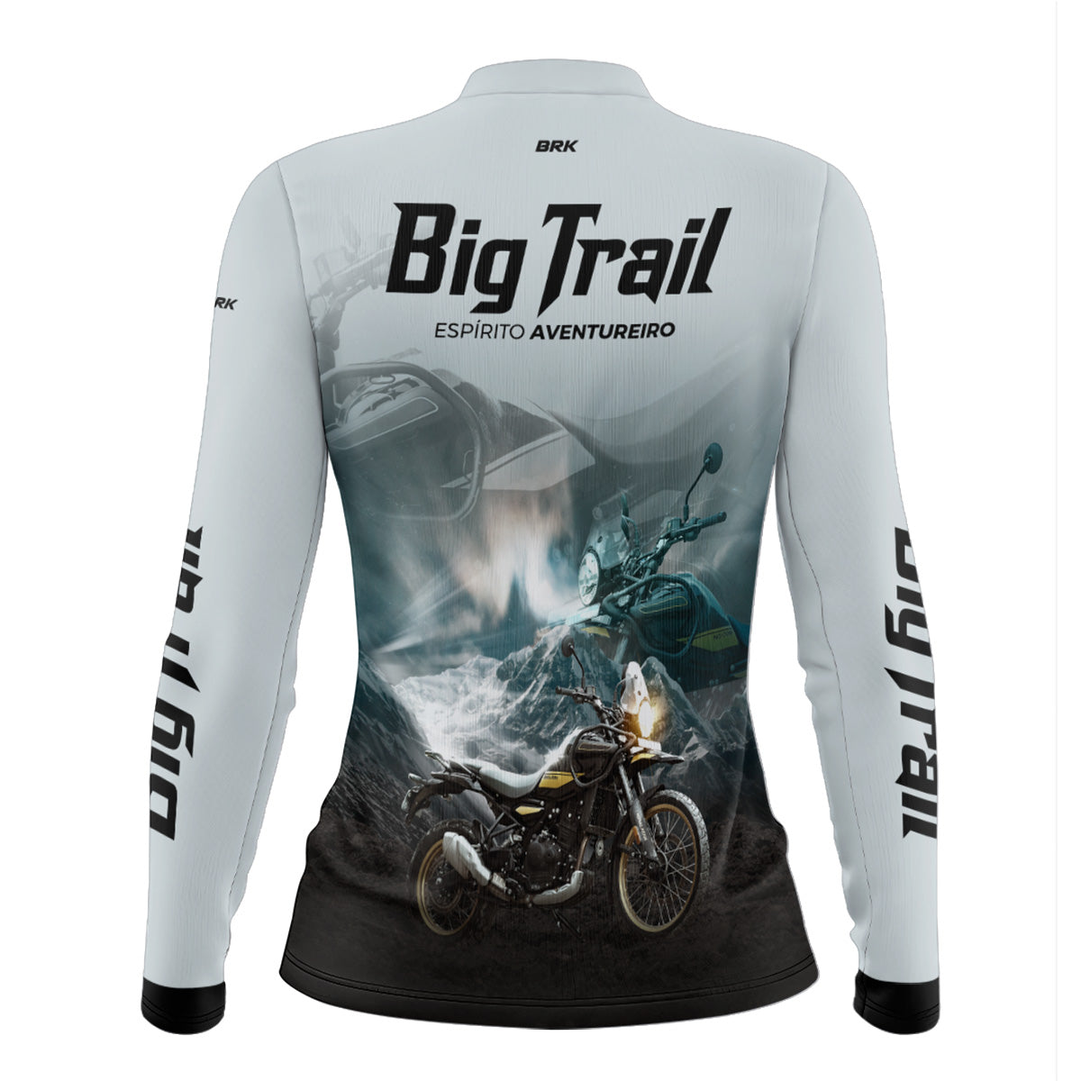 Camisa de Motociclismo Feminina Brk Big Trail Iron 883 com Proteção Solar UV50+