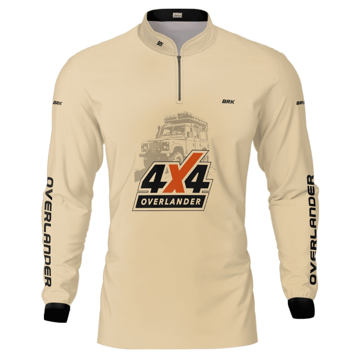 Camisa Brk 4X4 Overlander Bege com Proteção Solar UV50+