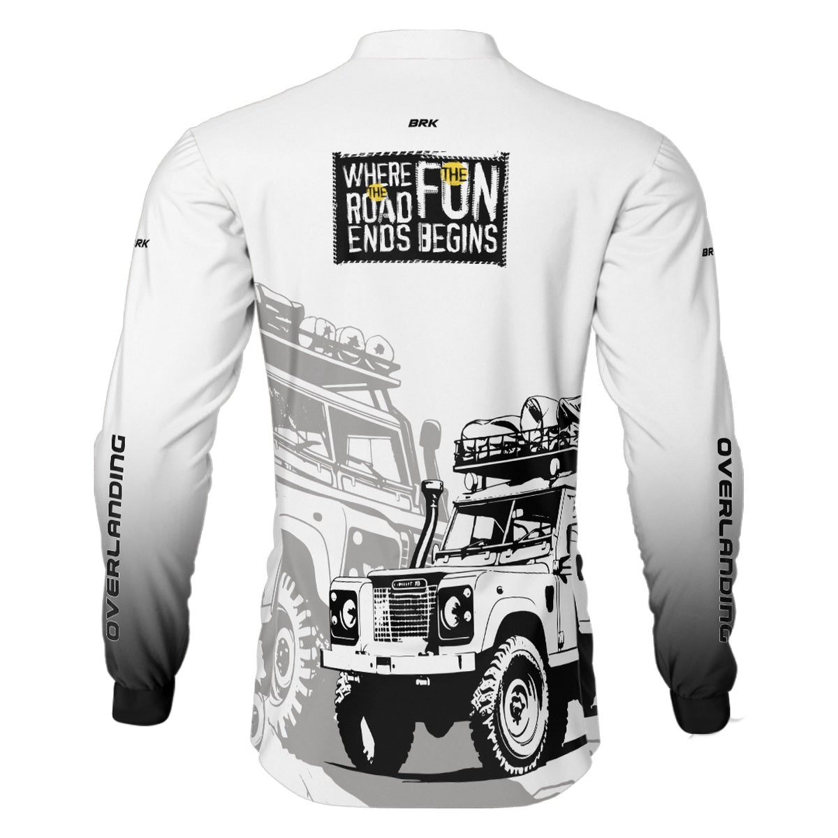 Camisa Brk 4x4 Jipe Branca com Proteção Solar UV50+