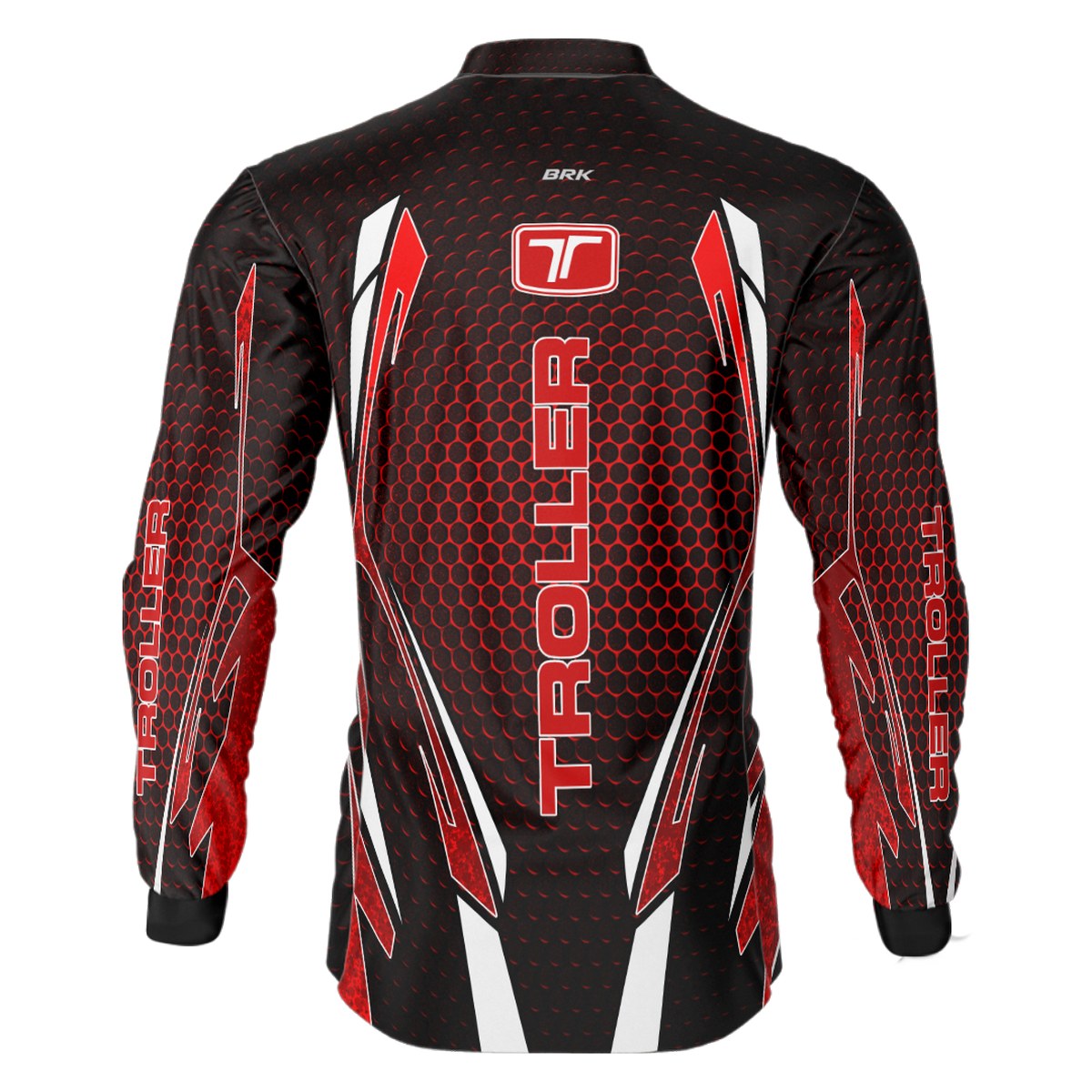 Camisa Brk Off Road Troller Vermelha 2 com Proteção Solar UV50+