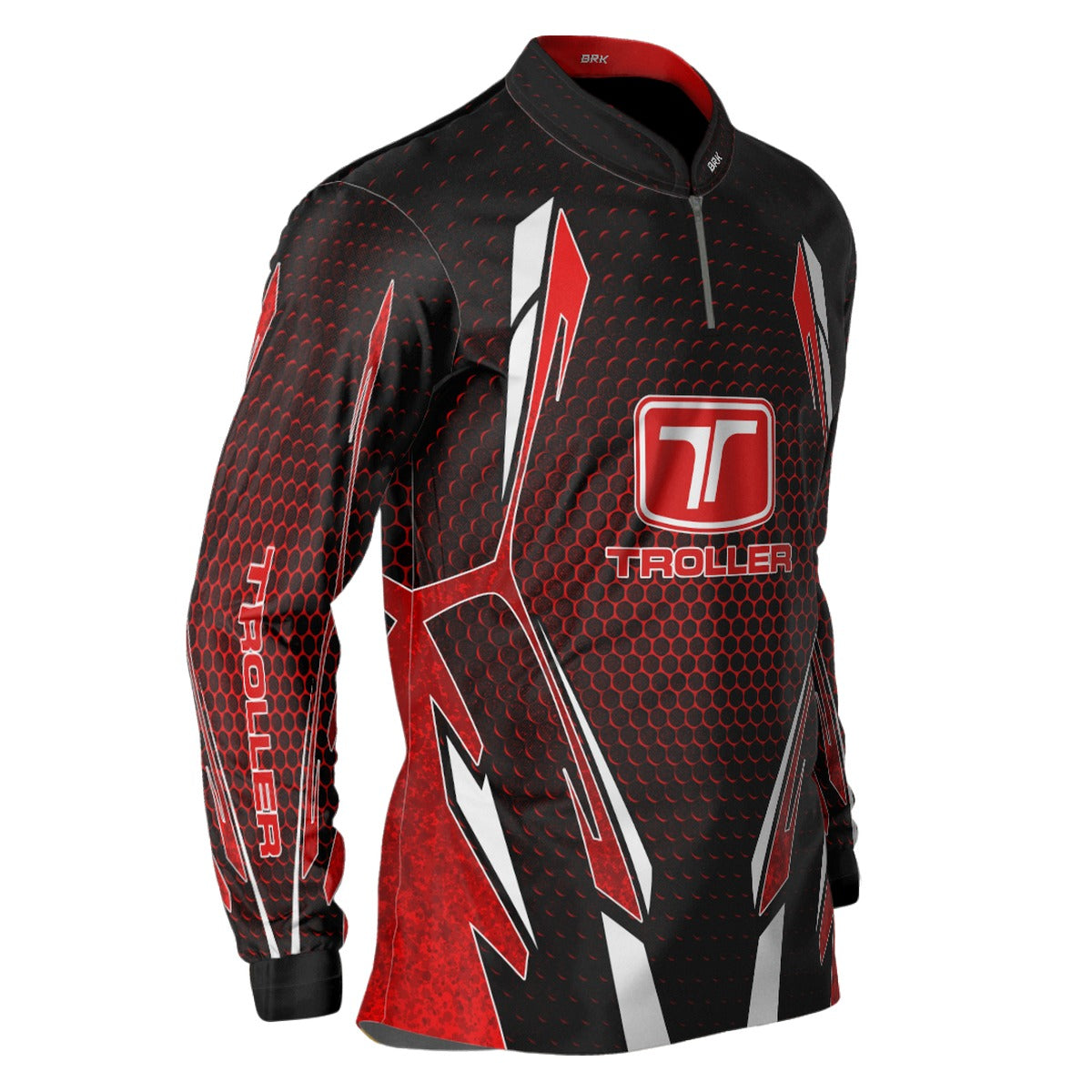 Camisa Brk Off Road Troller Vermelha 2 com Proteção Solar UV50+