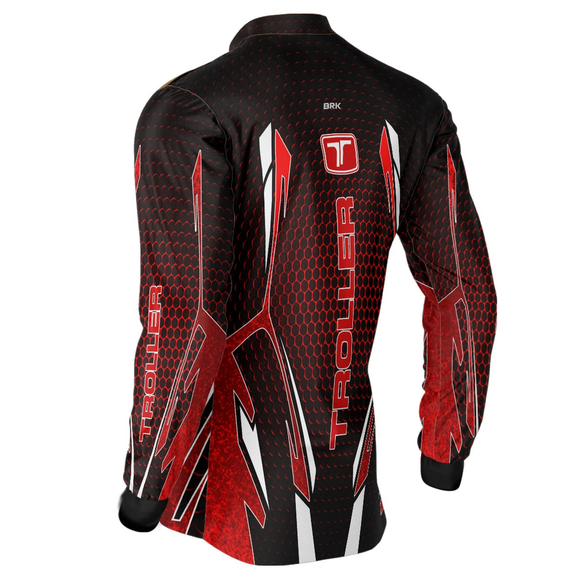 Camisa Brk Off Road Troller Vermelha 2 com Proteção Solar UV50+