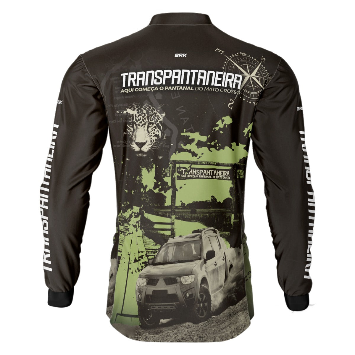 Camisa Brk Transpantaneira Mitsubishi com Proteção Solar UV50+