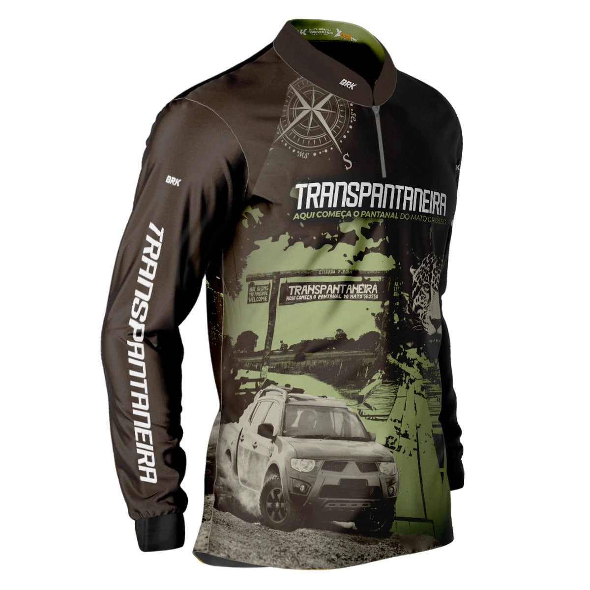 Camisa Brk Transpantaneira Mitsubishi com Proteção Solar UV50+