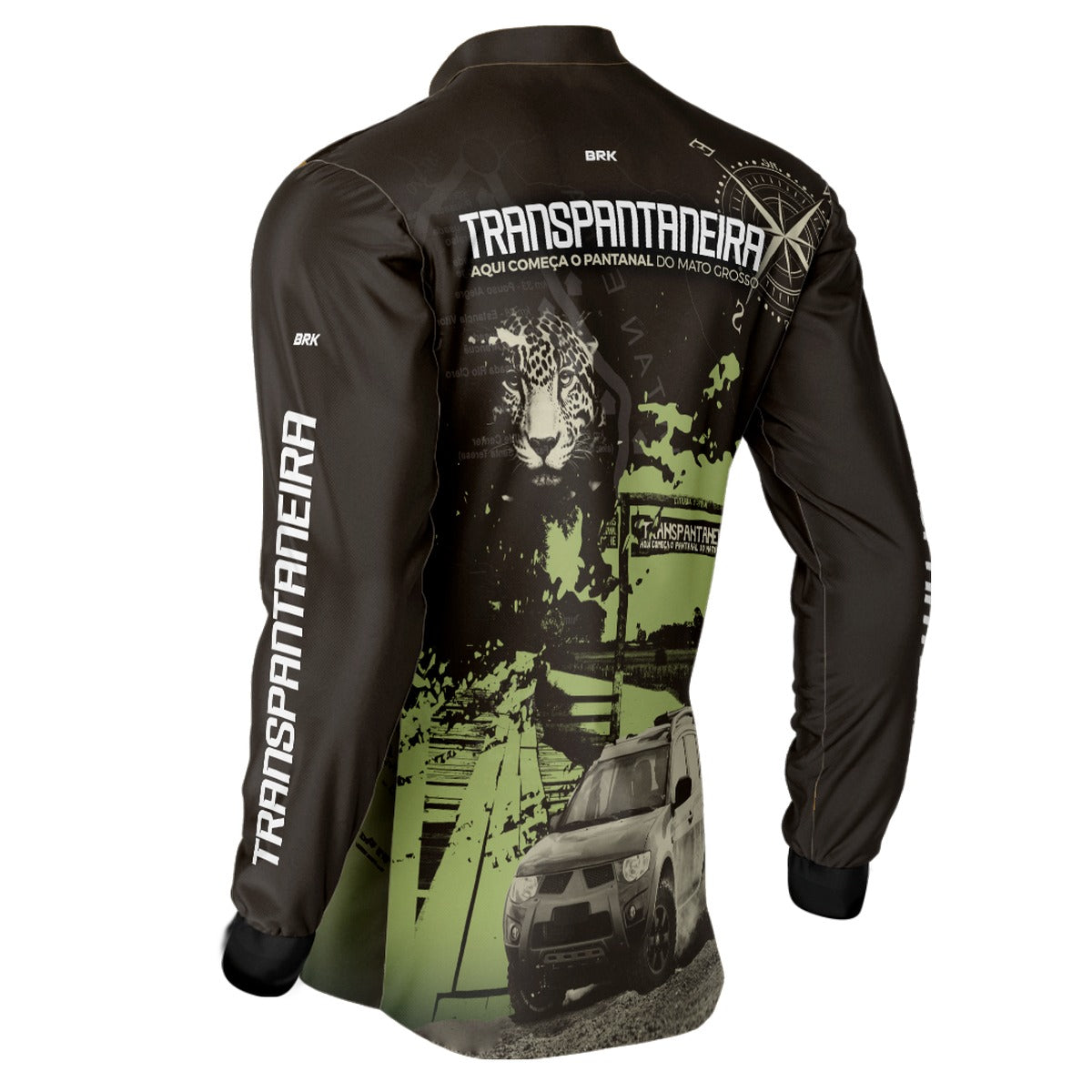 Camisa Brk Transpantaneira Mitsubishi com Proteção Solar UV50+
