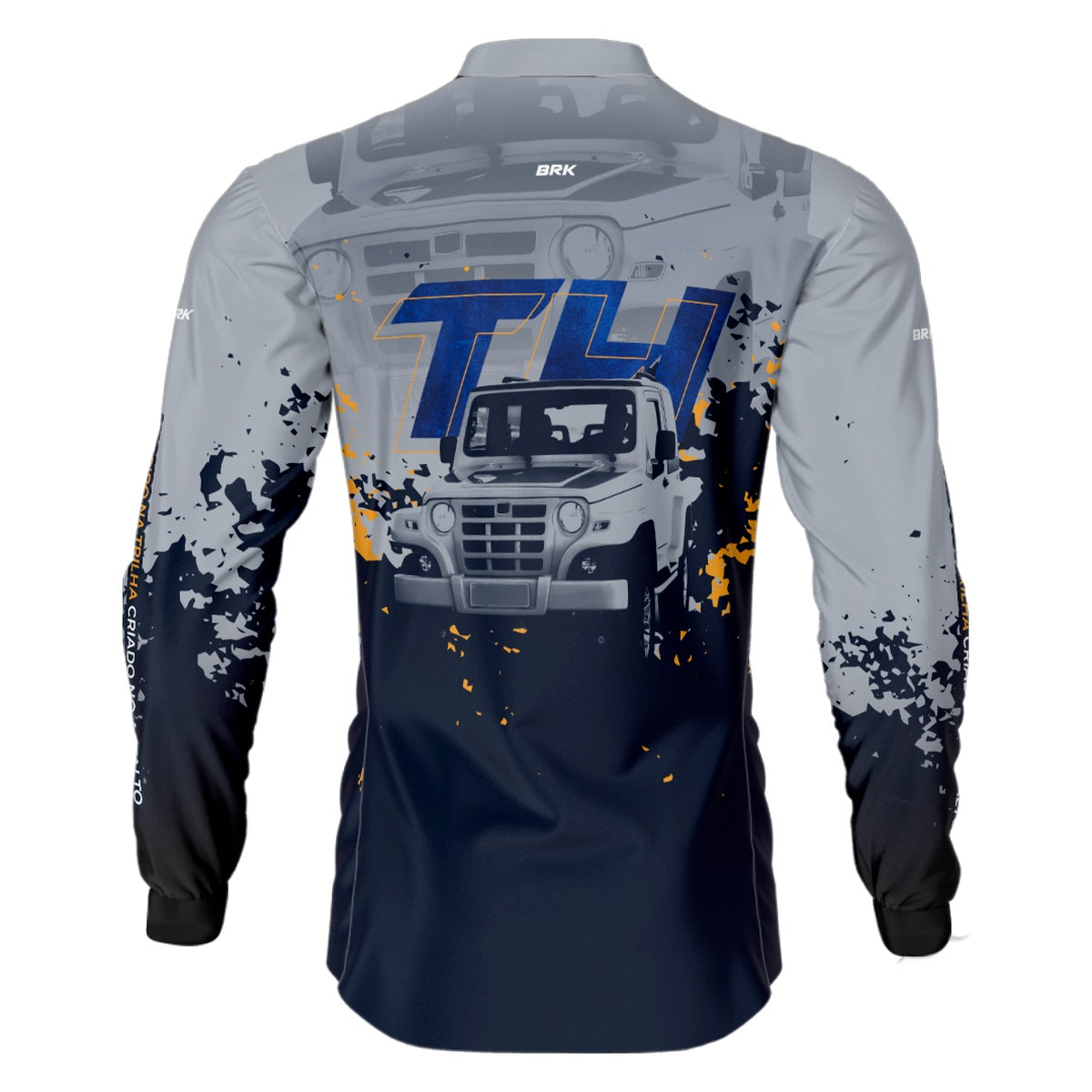 Camisa Brk Troller T4 Cinza com Proteção Solar UV50+
