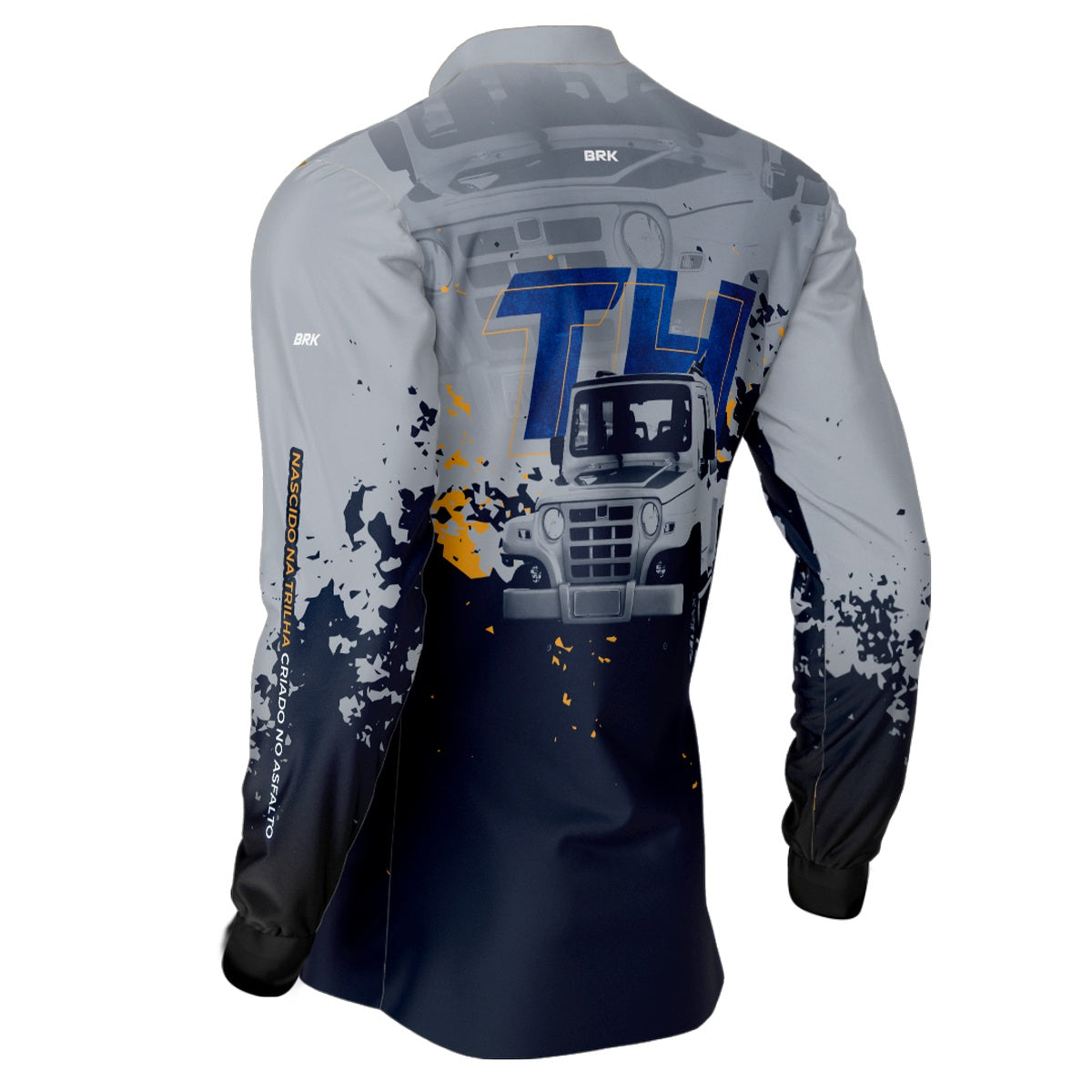 Camisa Brk Troller T4 Cinza com Proteção Solar UV50+