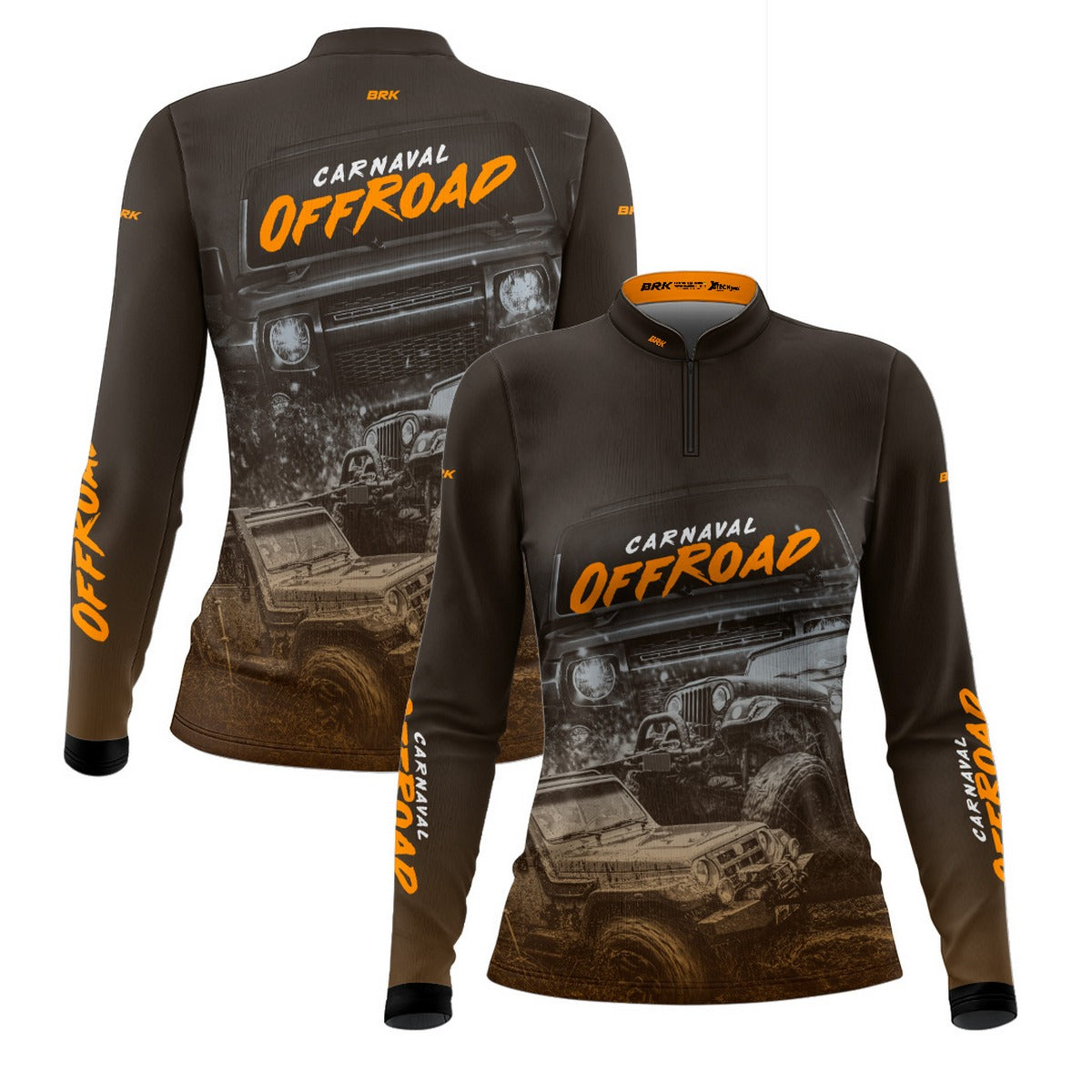 Camisa Feminina Brk Carnaval Off-Road com Proteção Solar UV50+