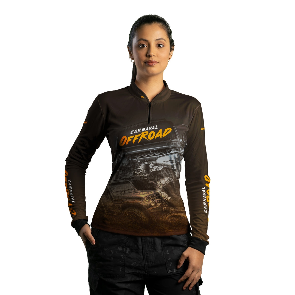 Camisa Feminina Brk Carnaval Off-Road com Proteção Solar UV50+