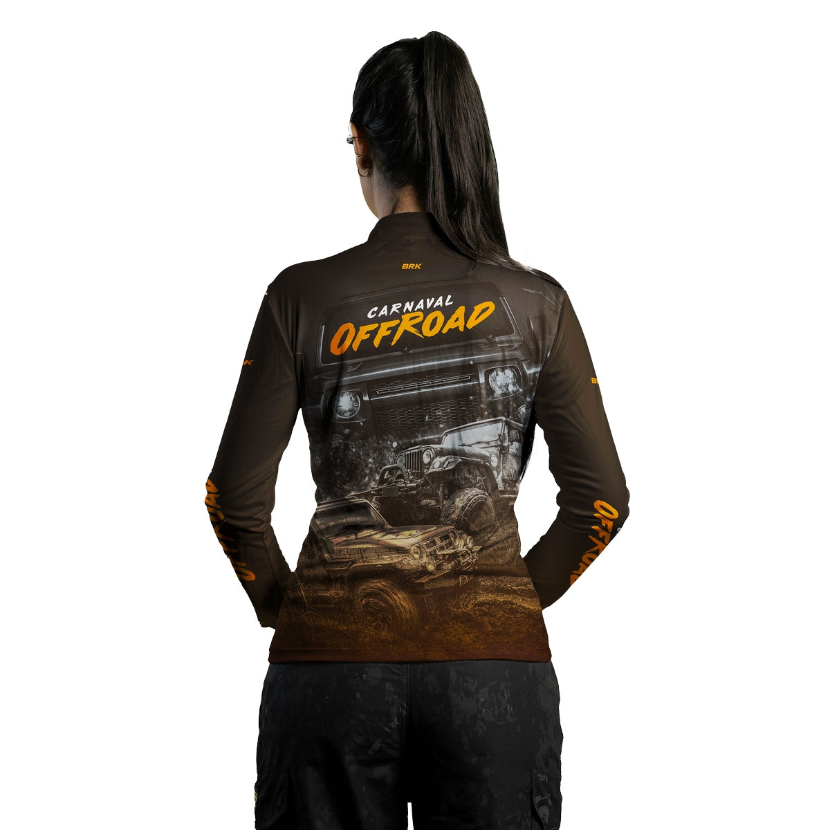 Camisa Feminina Brk Carnaval Off-Road com Proteção Solar UV50+