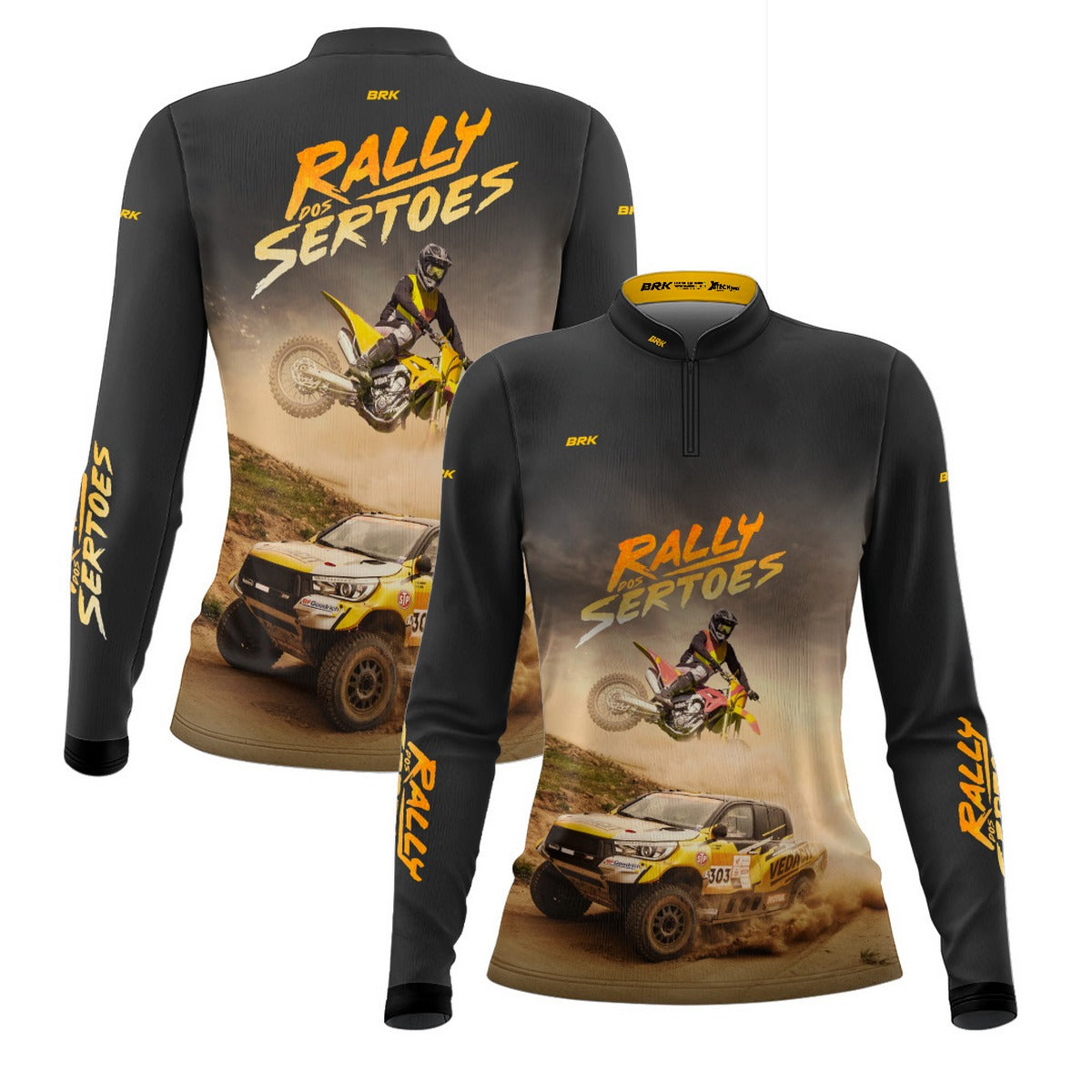 Camisa Feminina Brk Rally dos Sertões com Proteção Solar UV50+