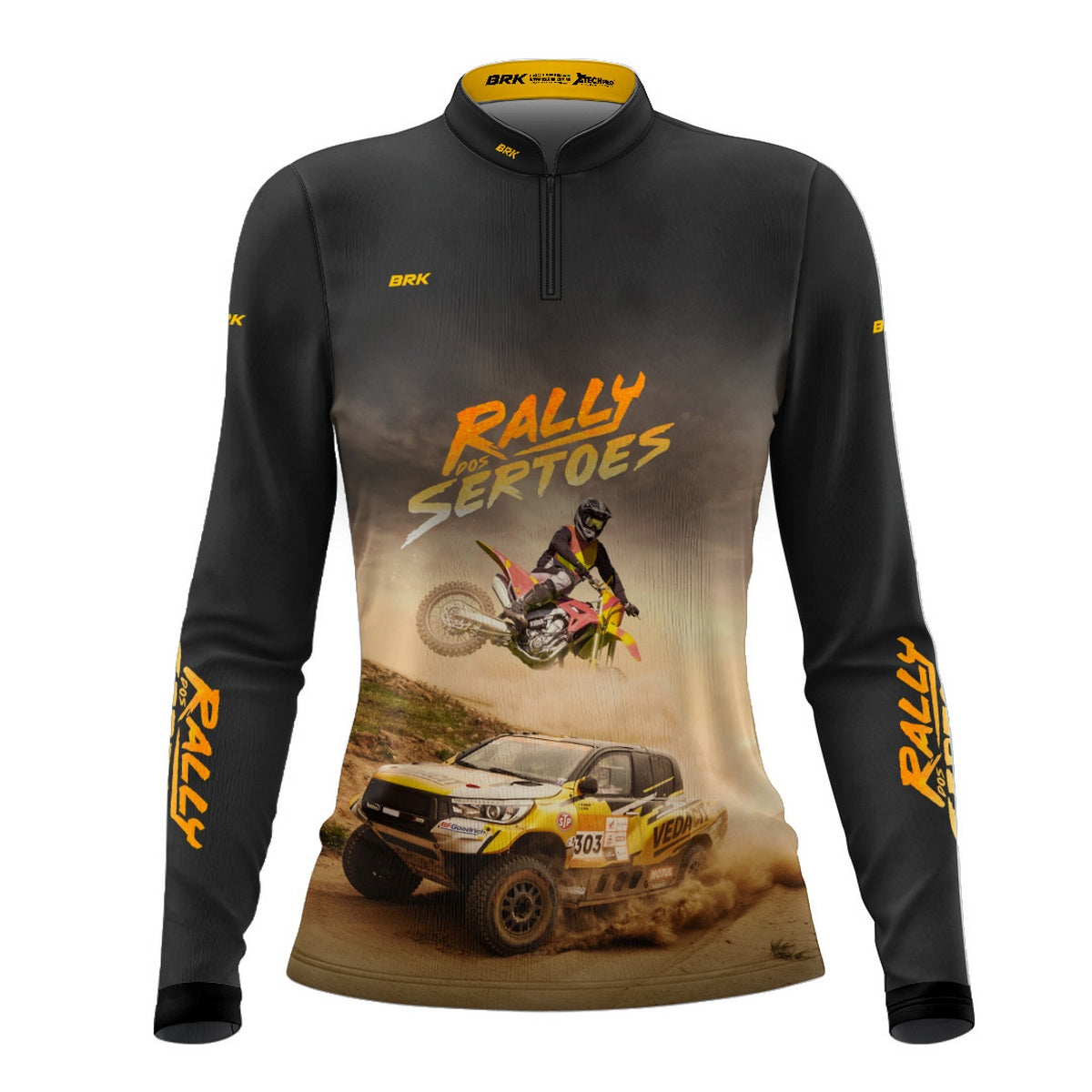 Camisa Feminina Brk Rally dos Sertões com Proteção Solar UV50+