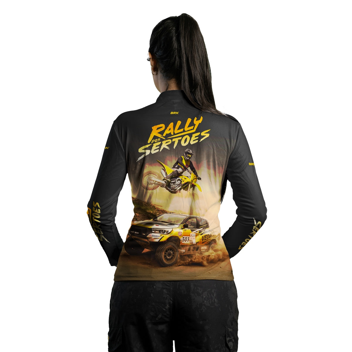 Camisa Feminina Brk Rally dos Sertões com Proteção Solar UV50+