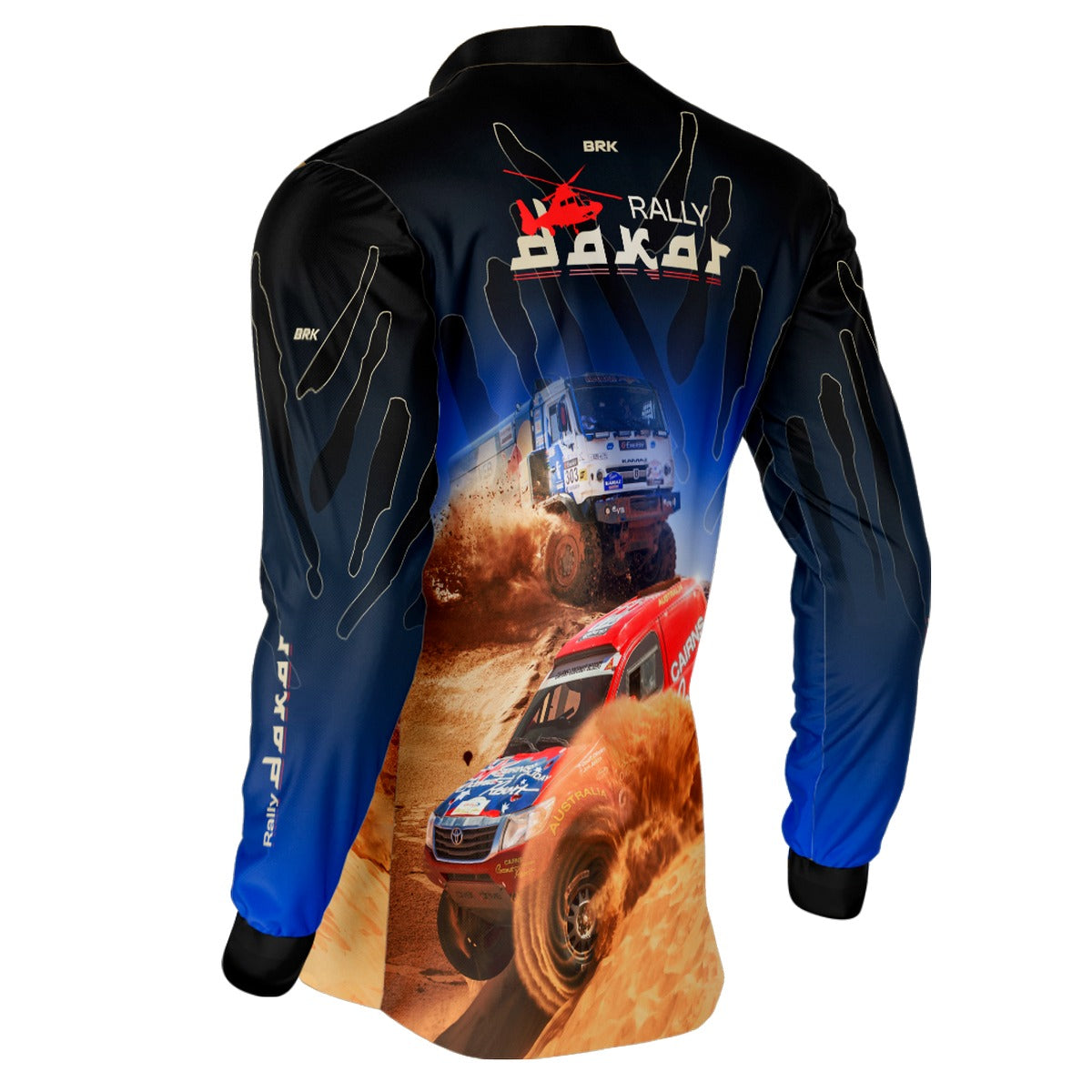 Camisa Brk Rally Dakar Azul com Proteção Solar UV50+