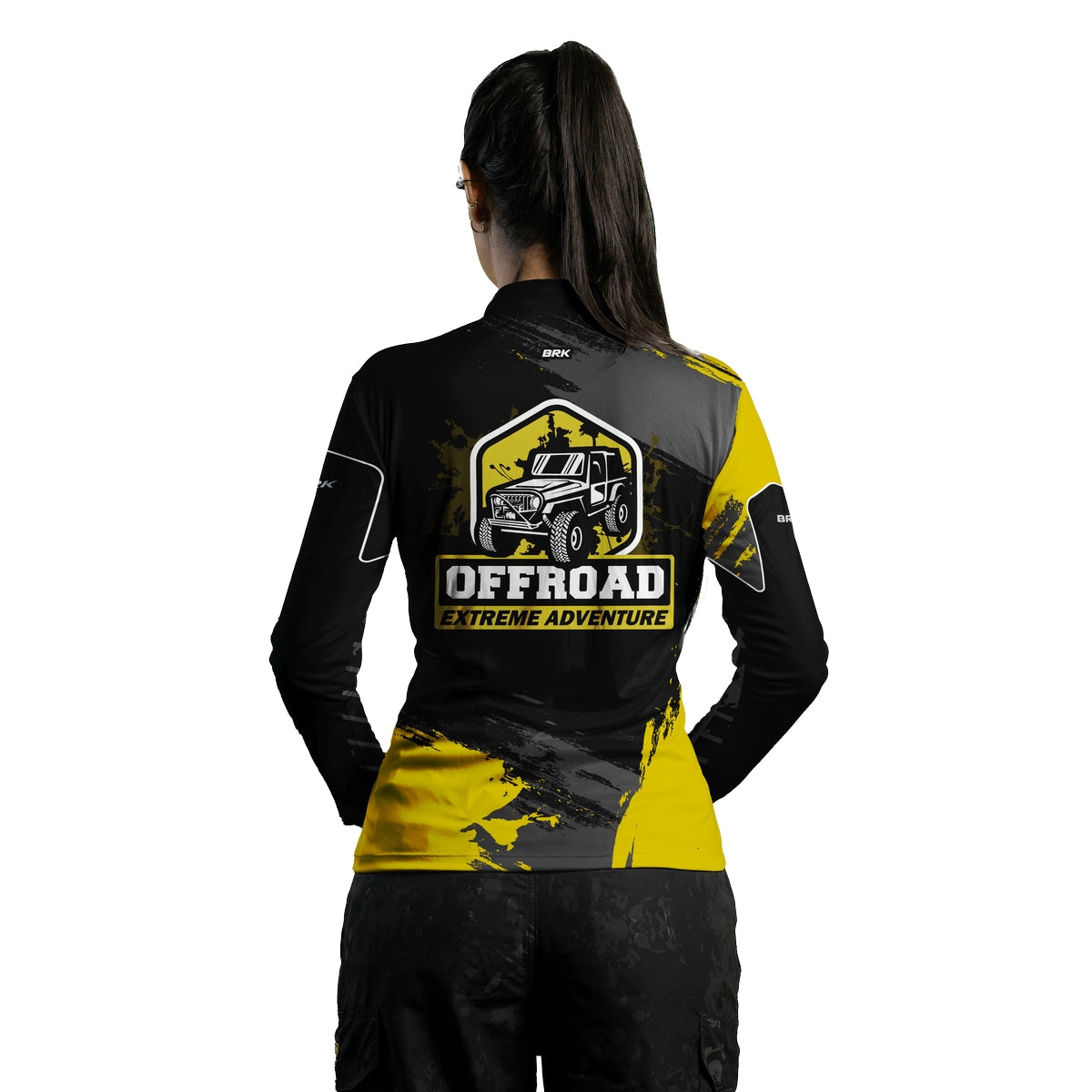 Camisa Feminina Brk Off Road Extreme Adventure com Proteção Solar UV50+