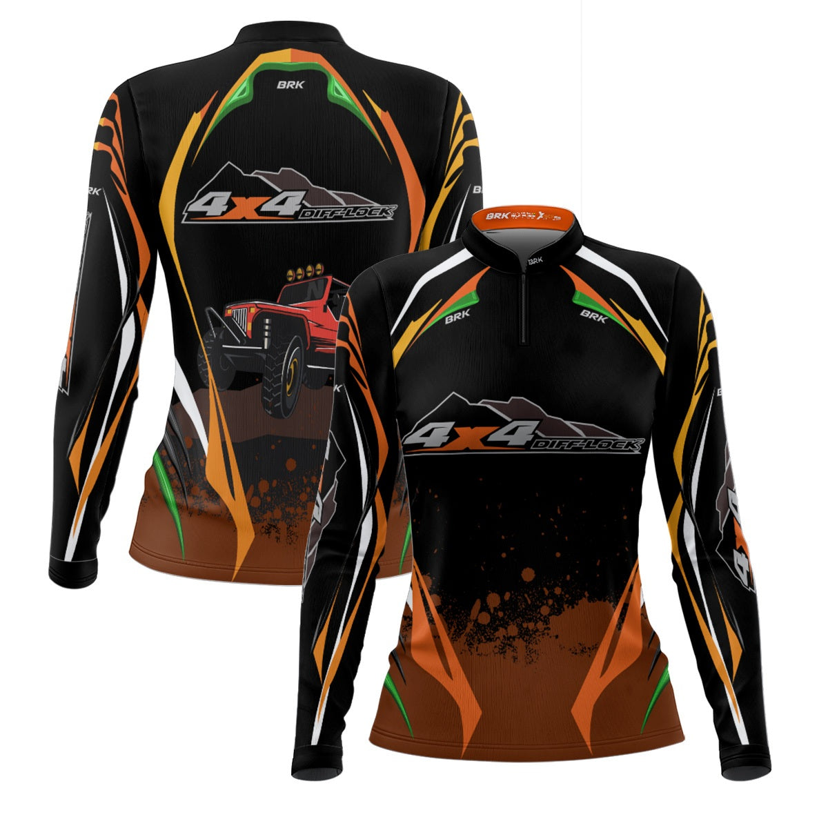Camisa Feminina Brk 4X4 Diff-Lock com Proteção Solar UV50+