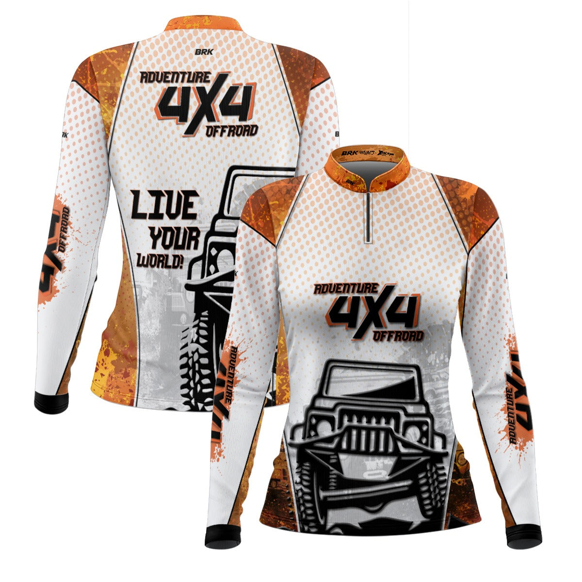 Camisa Feminina Brk Off Road Adventure 4x4 com Proteção Solar UV50+