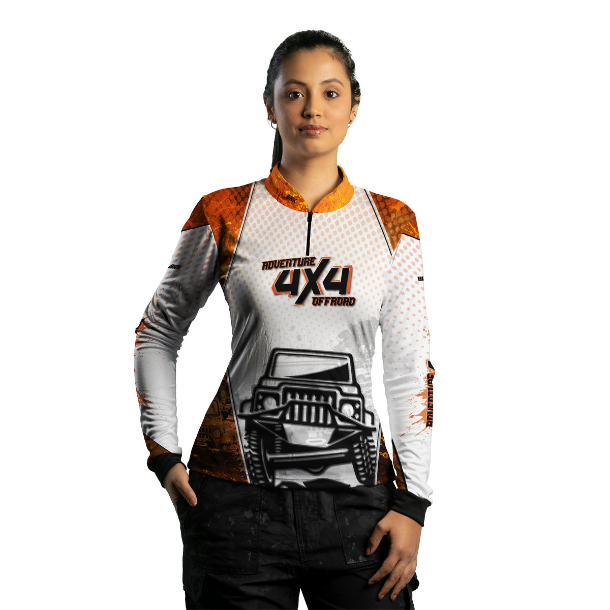 Camisa Feminina Brk Off Road Adventure 4x4 com Proteção Solar UV50+