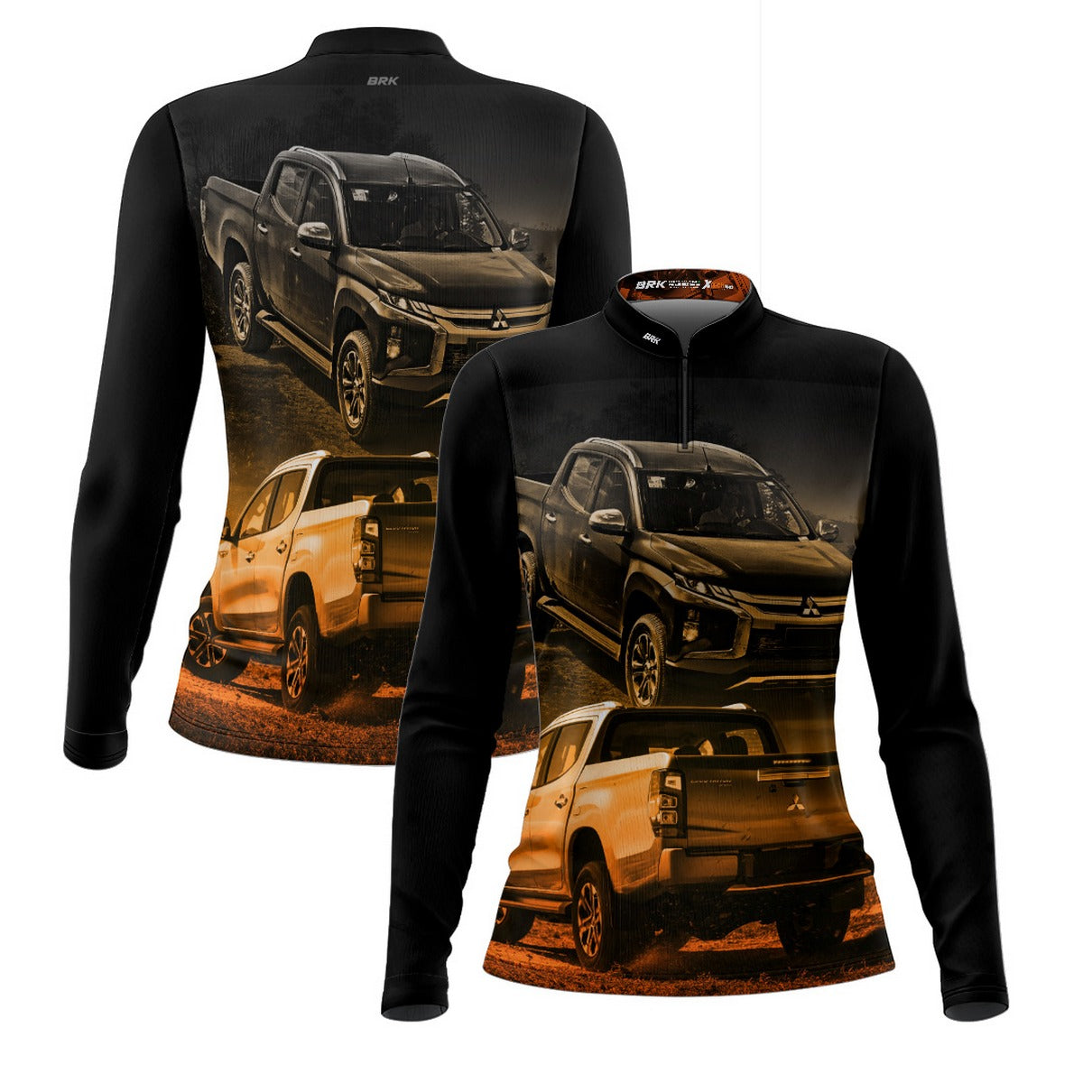 Camisa Feminina Brk Caminhonete Off-Road com Proteção Solar UV50+