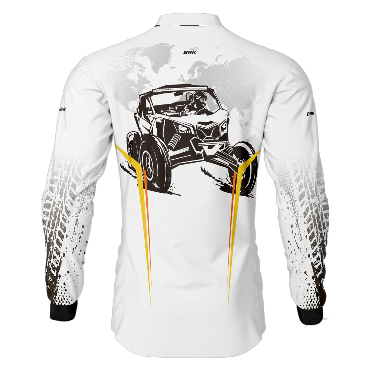 Camisa Brk Branca UTV com Proteção Solar UV50+
