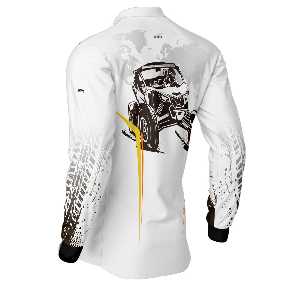Camisa Brk Branca UTV com Proteção Solar UV50+