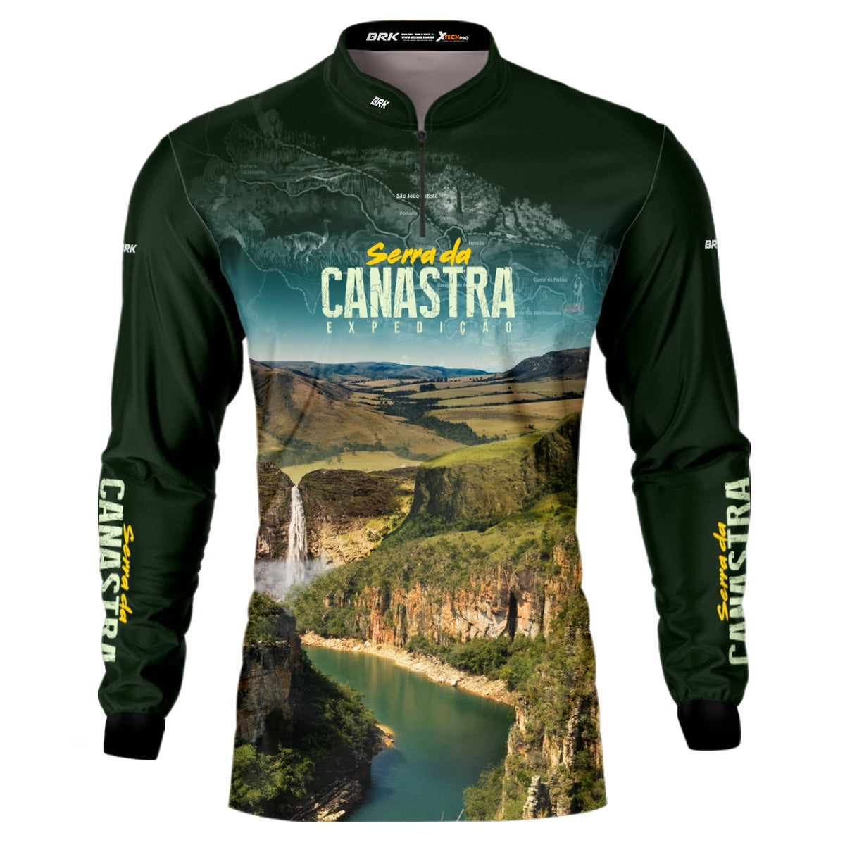 Camisa de Motociclismo Brk Serra da Canastra com Proteção Solar UV50+