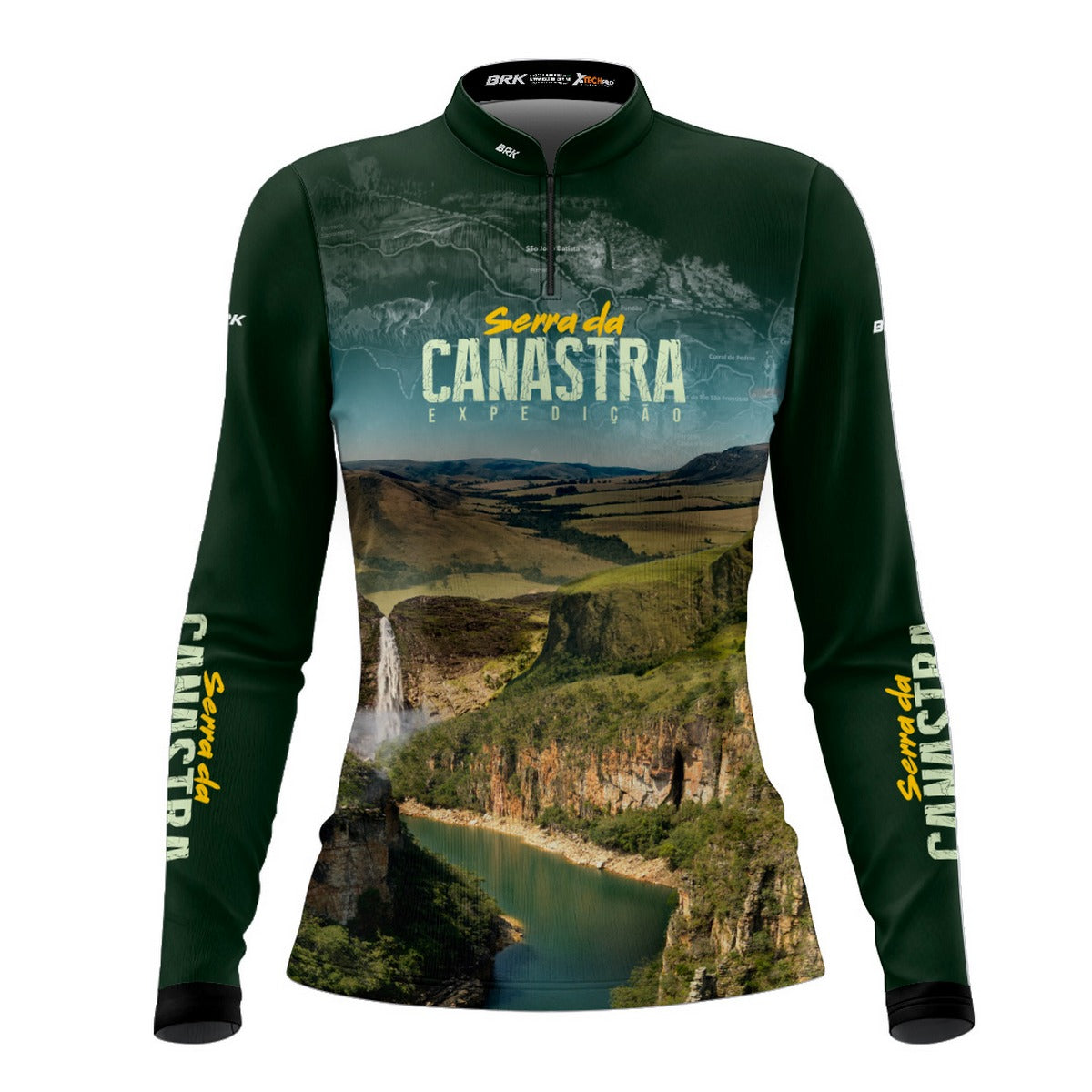 Camisa de Motociclismo Feminina Brk Expedição 4X4 Serra da Canastra com Proteção Solar UV50+