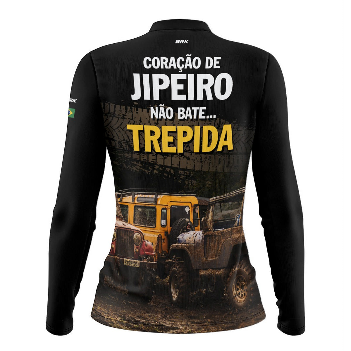 Camisa Feminina Brk Coração de Jipeiro com Proteção Solar UV50+