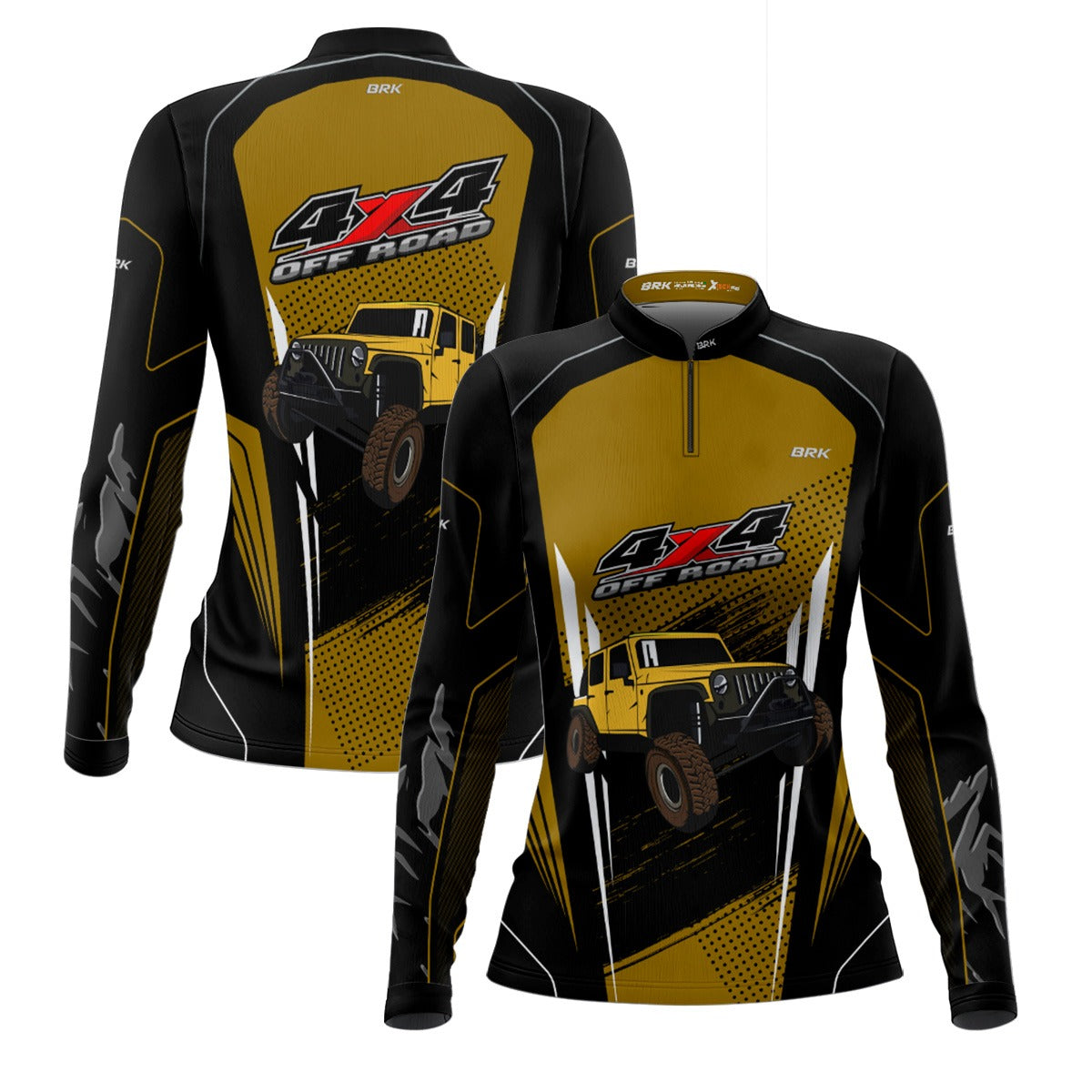 Camisa Feminina Brk Off Road 4x4 com Proteção Solar UV50+
