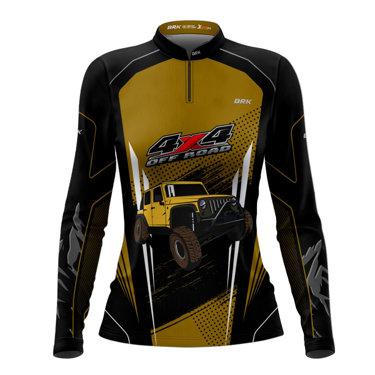 Camisa Feminina Brk Off Road 4x4 com Proteção Solar UV50+