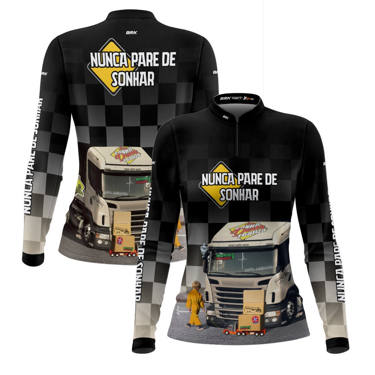 Camisa Feminina Brk Nunca Pare de Sonhar com Proteção Solar UV50+