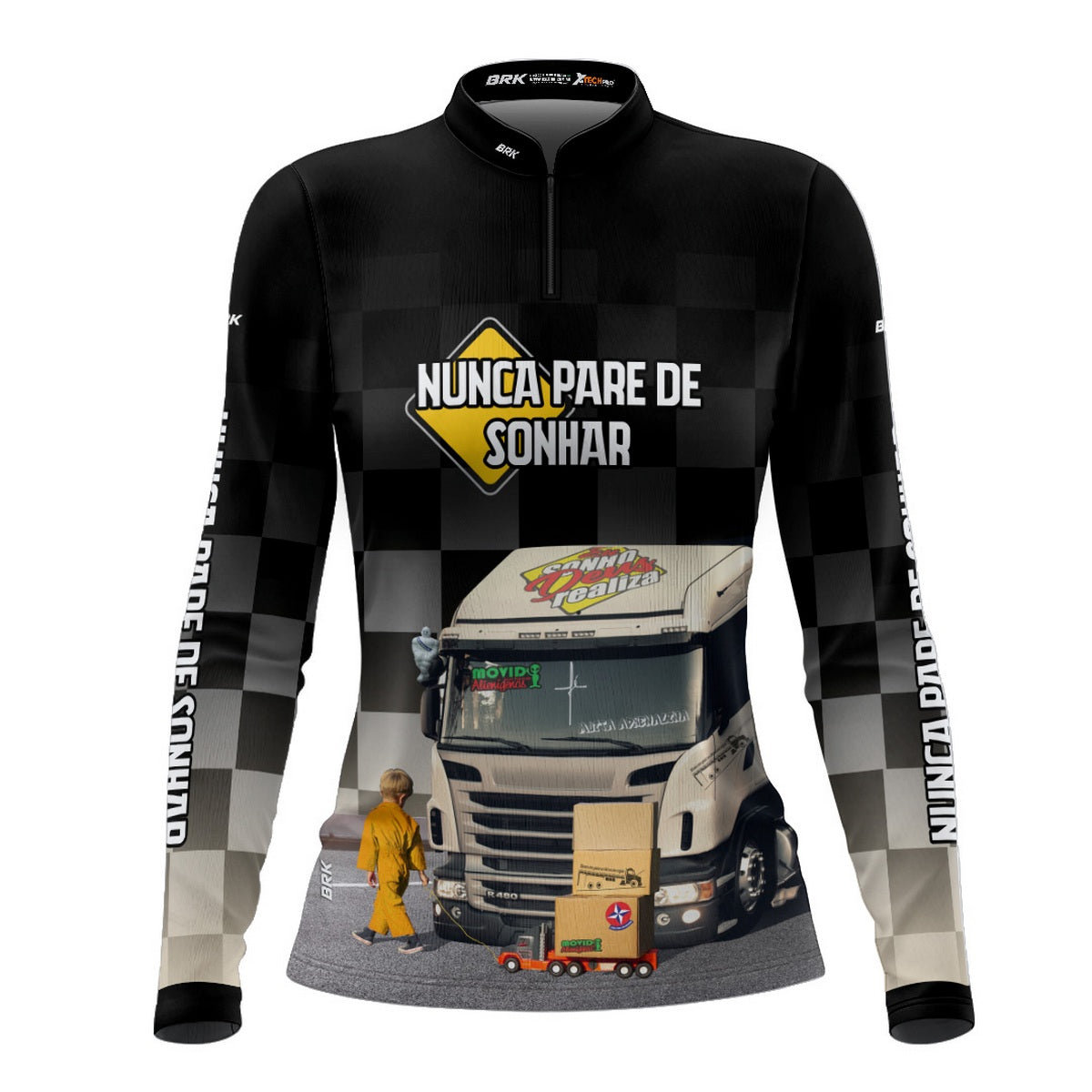 Camisa Feminina Brk Nunca Pare de Sonhar com Proteção Solar UV50+