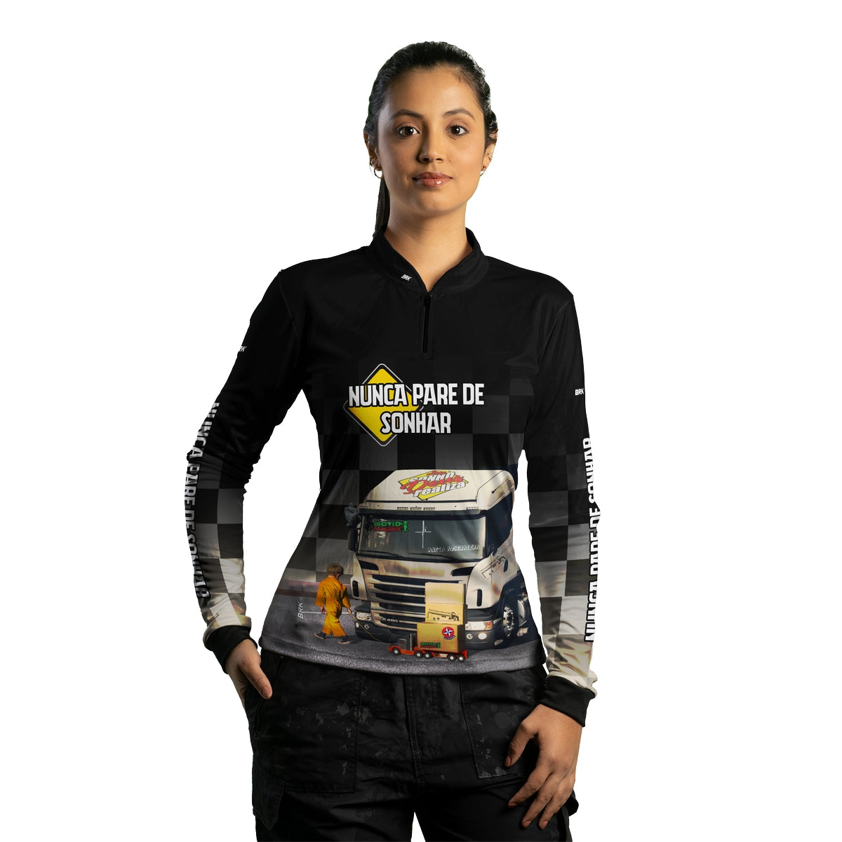 Camisa Feminina Brk Nunca Pare de Sonhar com Proteção Solar UV50+
