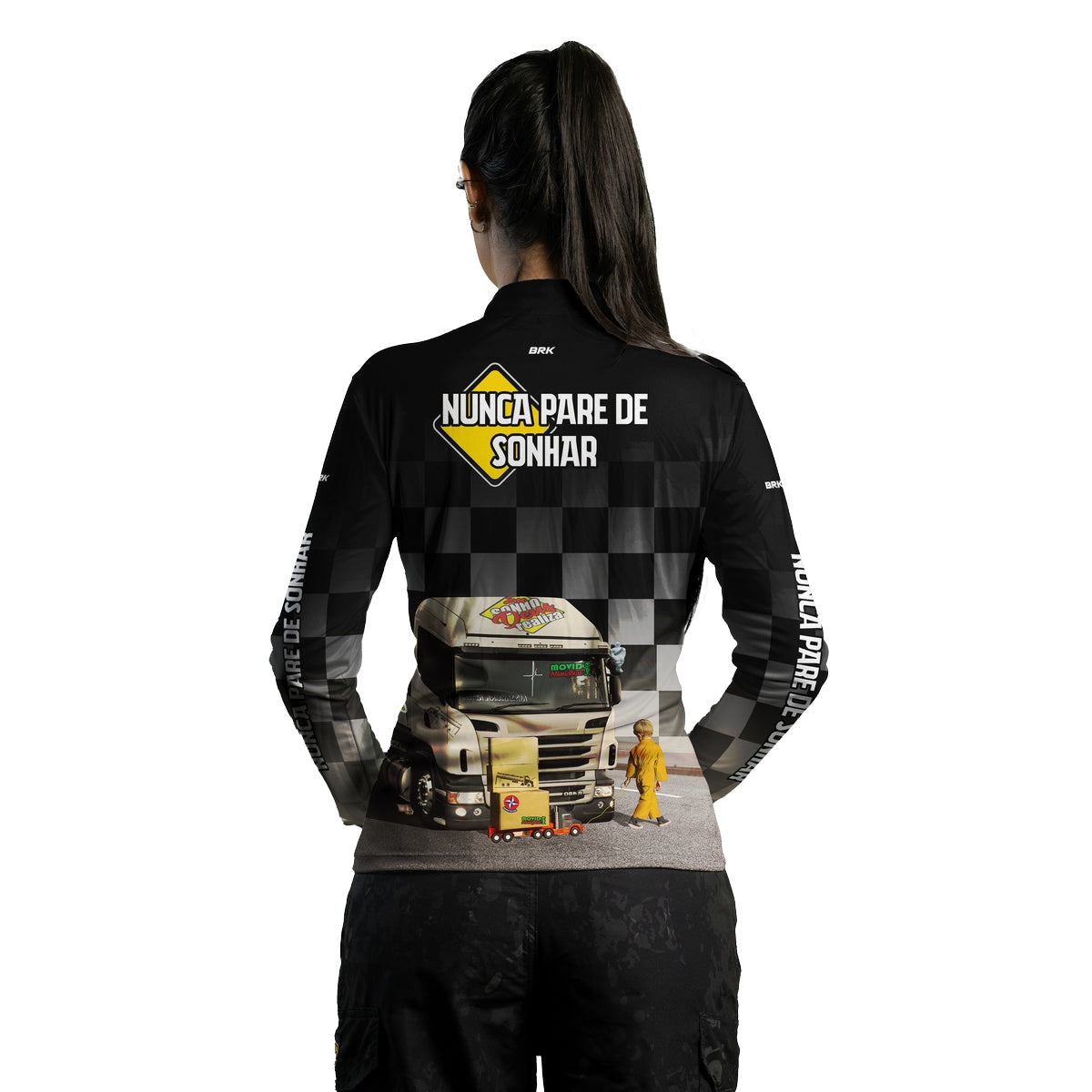 Camisa Feminina Brk Nunca Pare de Sonhar com Proteção Solar UV50+