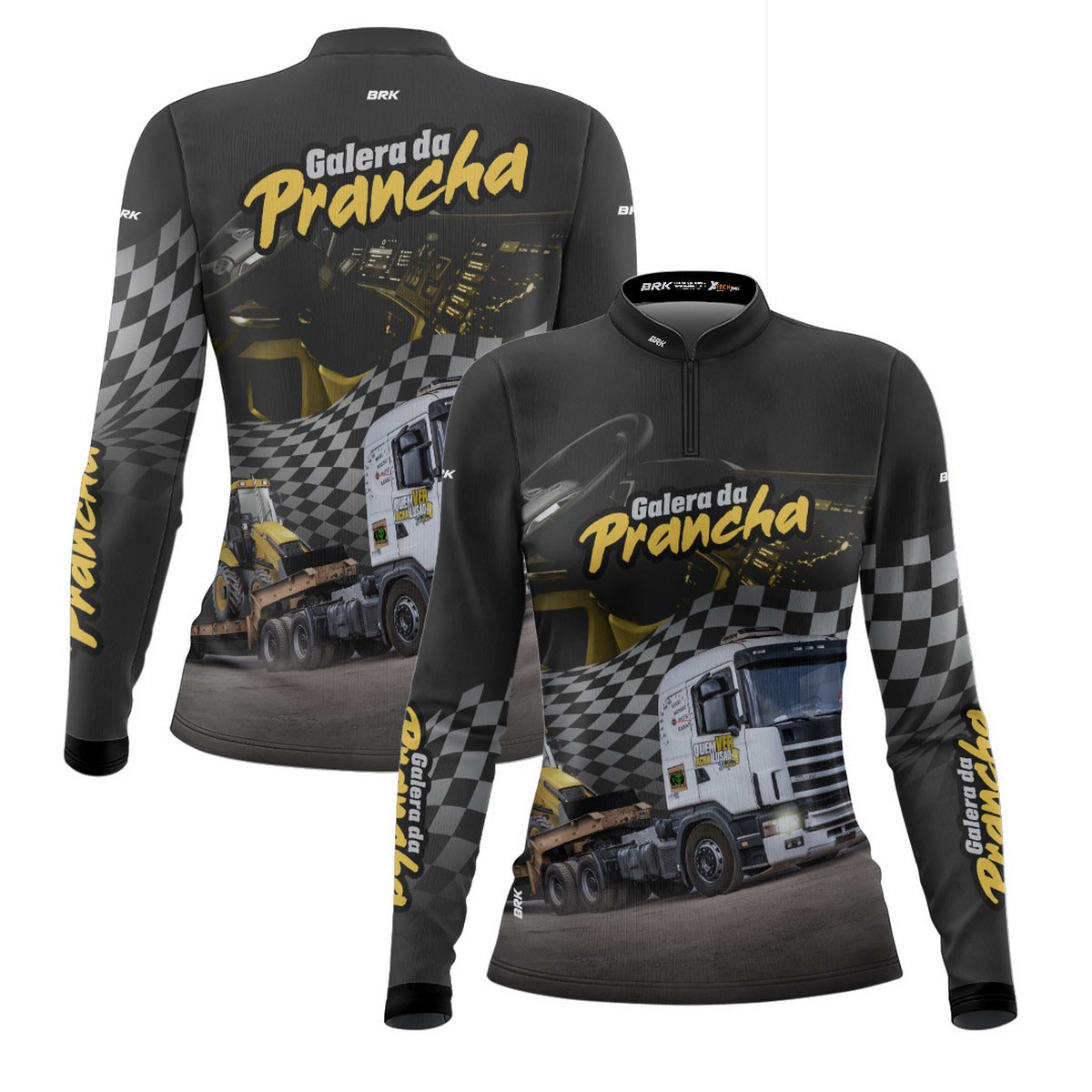 Camisa de Caminhão Feminina Brk Galera da Prancha com UV50+